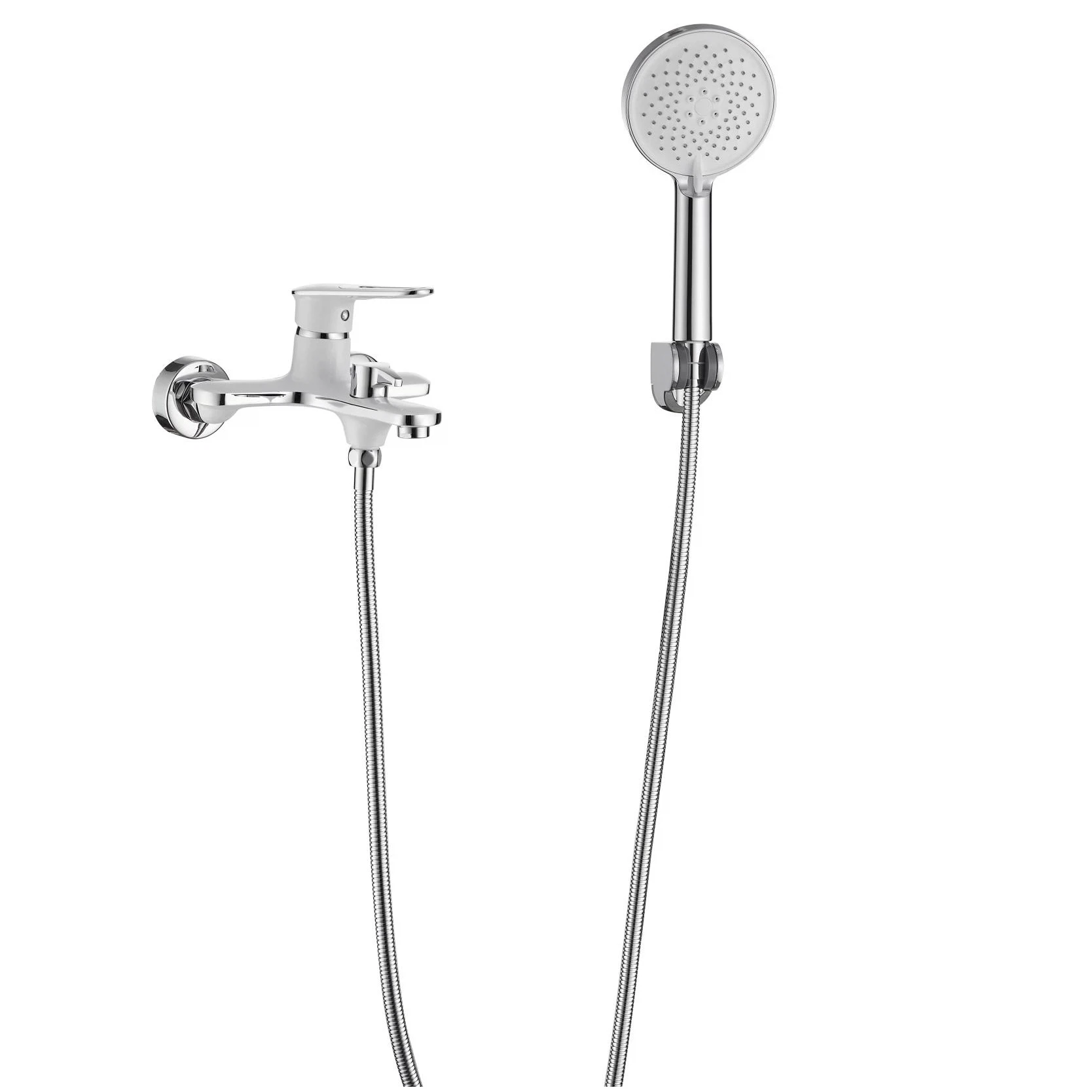 Изображение товара Смеситель для ванны Savol S-600603AW, хром/белый