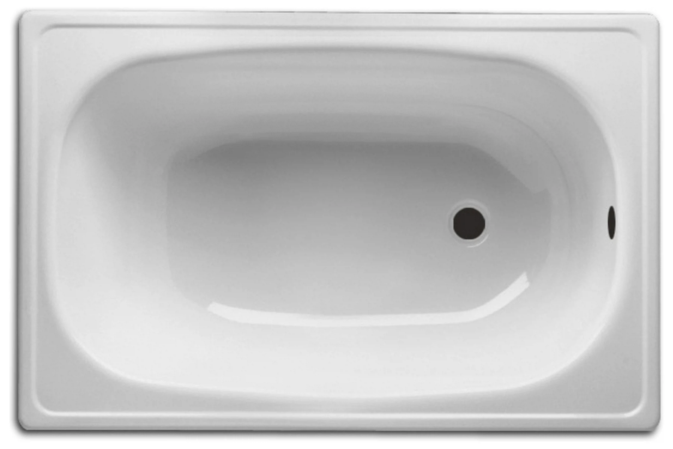Изображение товара Стальная прямоугольная ванна BLB Europa mini 105x70 см, португальское качество