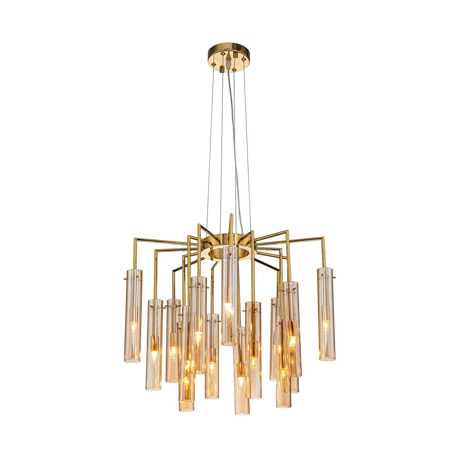 Изображение товара 4500-15P, подвесная люстра, D555xH435/1635, 15xG9x25W, excluded