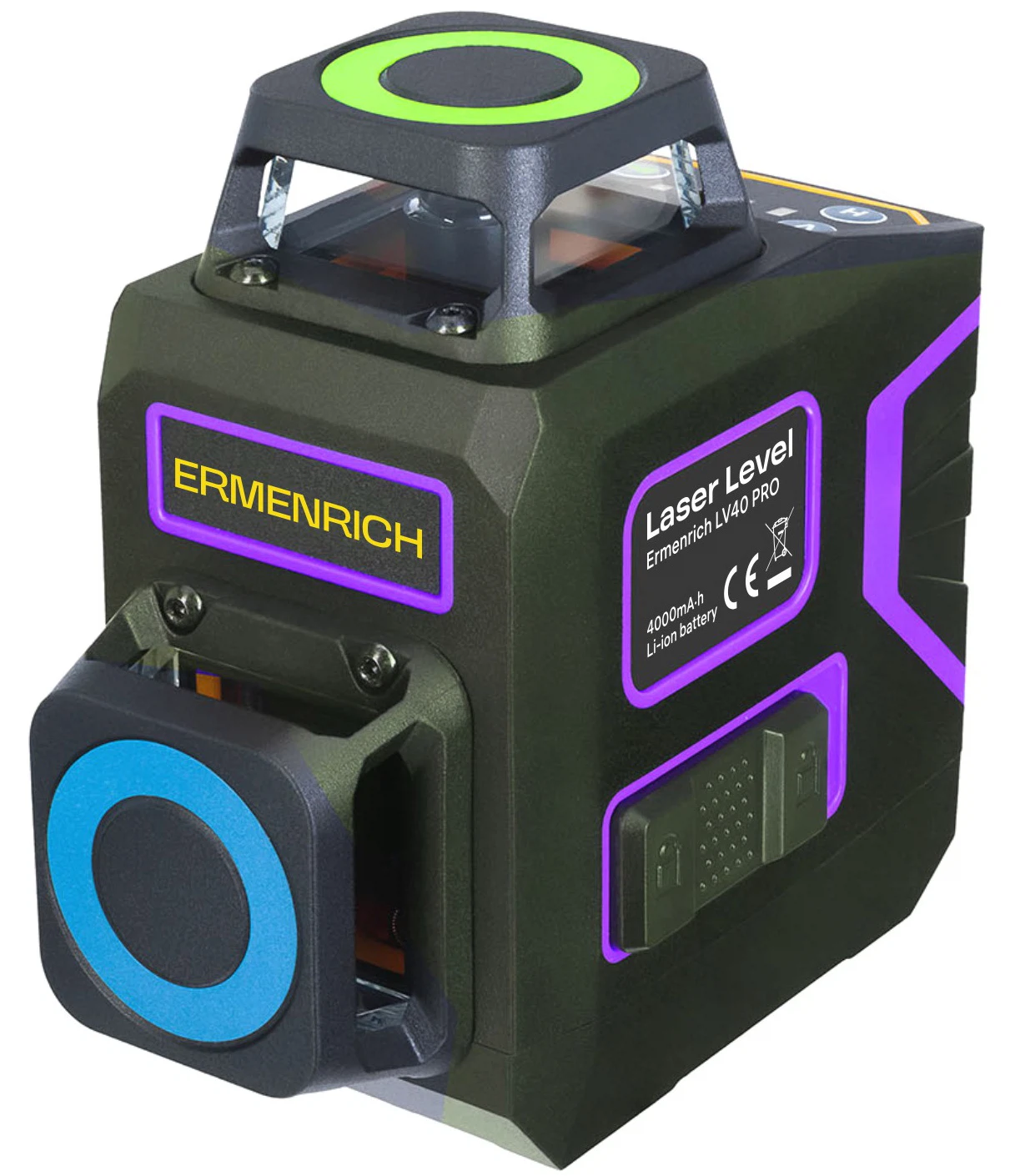 Изображение товара Лазерный уровень Ermenrich LV40 PRO с 8 линиями и дальностью 30 м