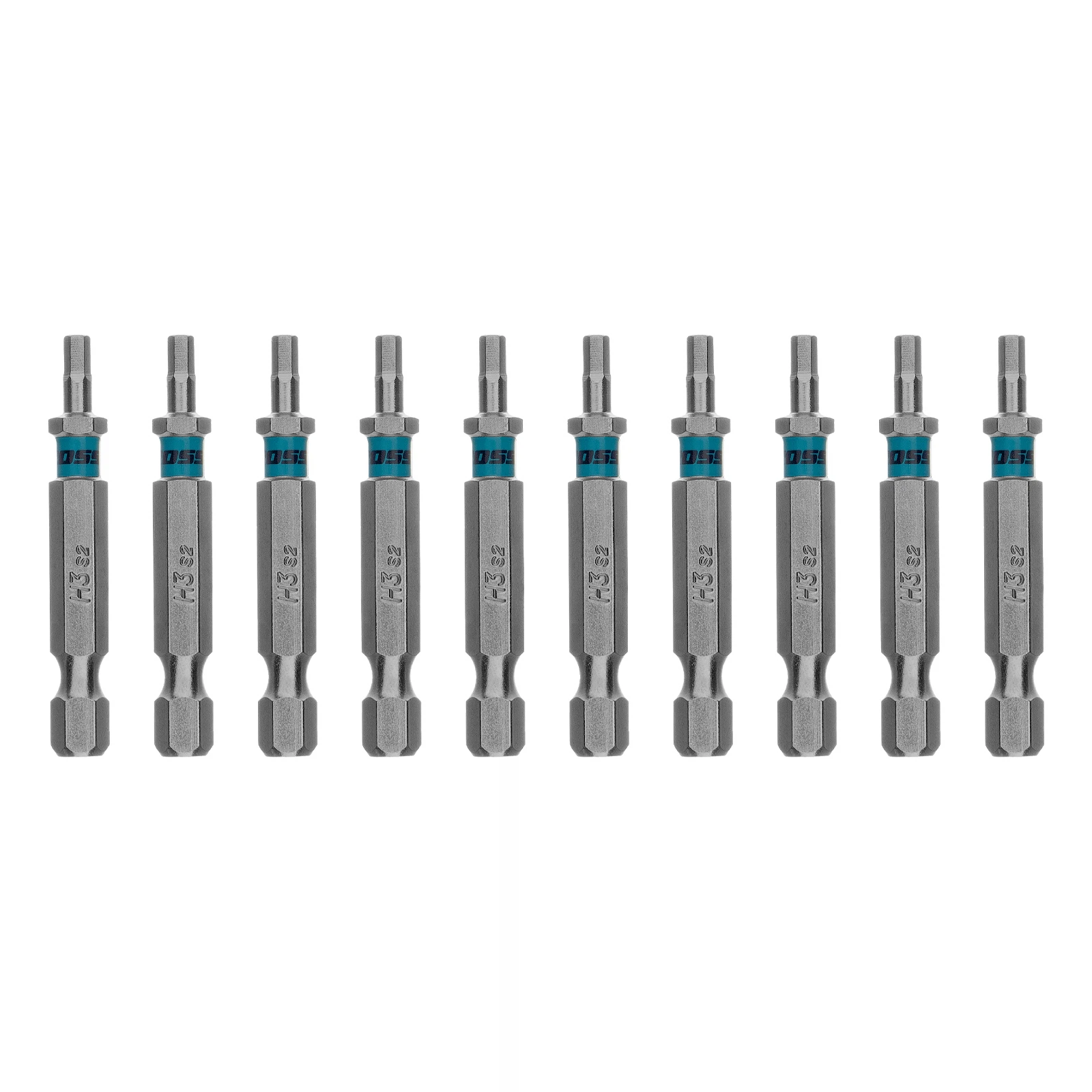 Изображение товара Биты HEX 3х50 мм Gross из стали S2, 10 шт. для шуруповертов