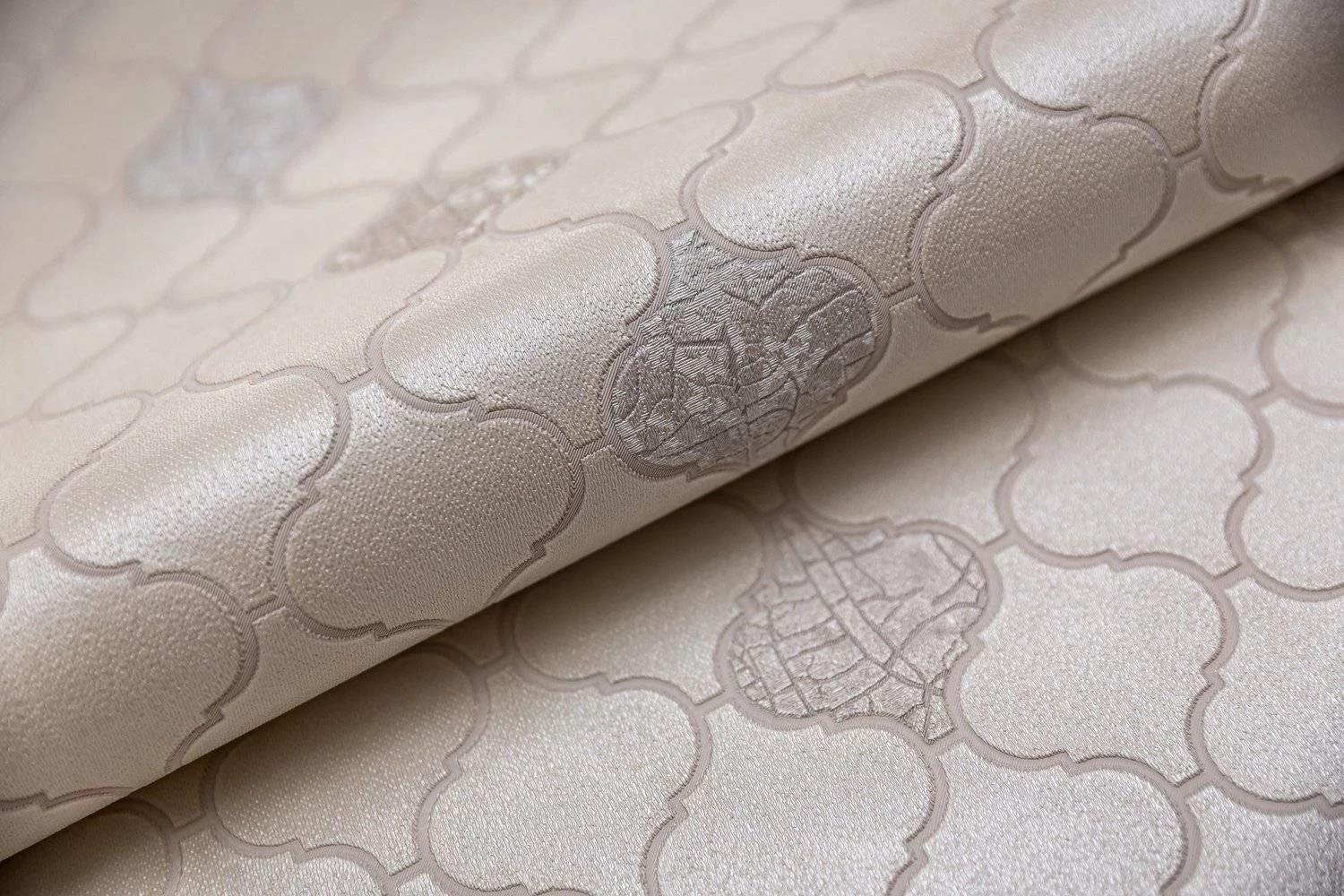 Изображение товара Обои виниловые Kerama Marazzi Арабески мотив 1,06x10 м бежевые