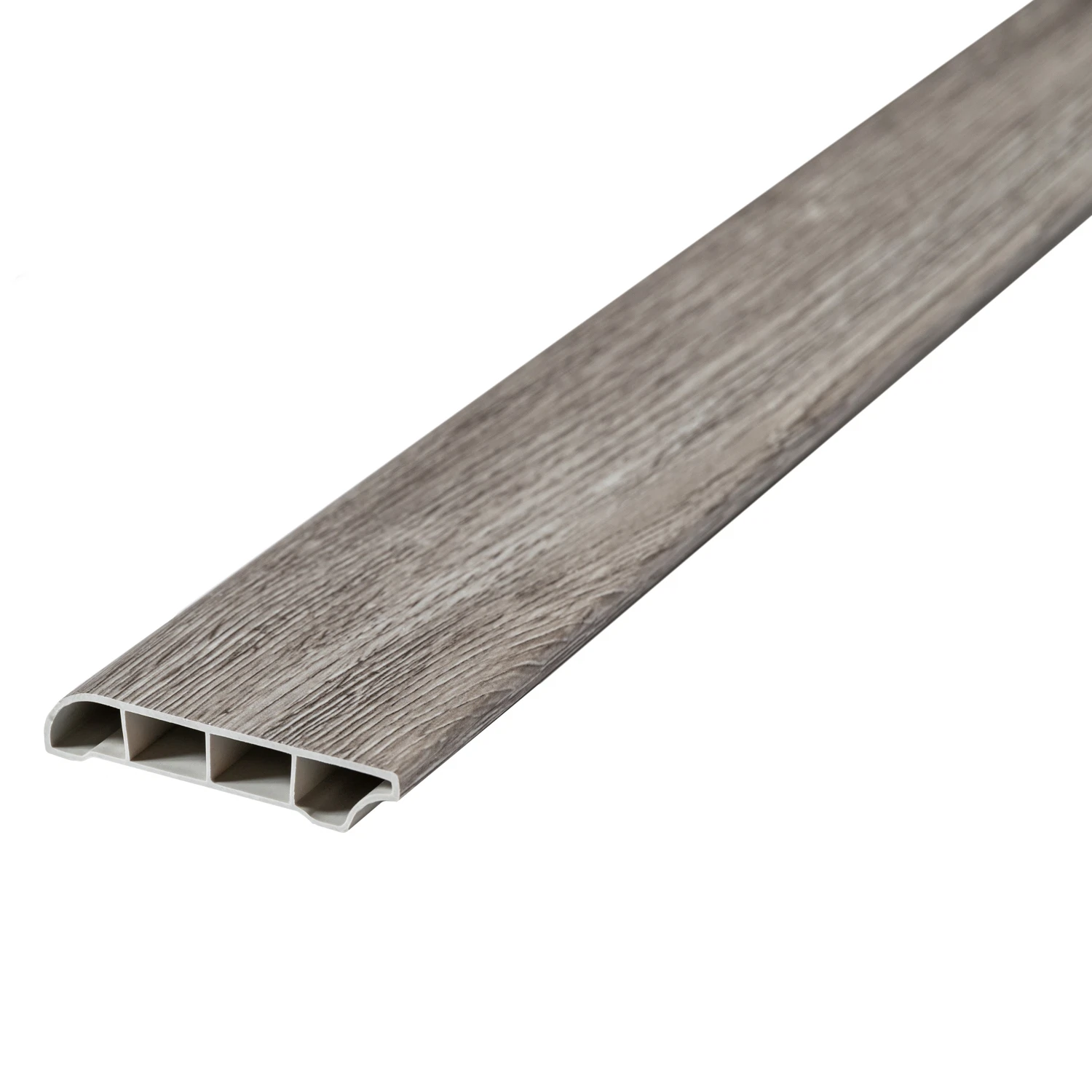 Изображение товара Напольный (потолочный) плинтус, 2400х60х12 мм, дуб Гетеборг