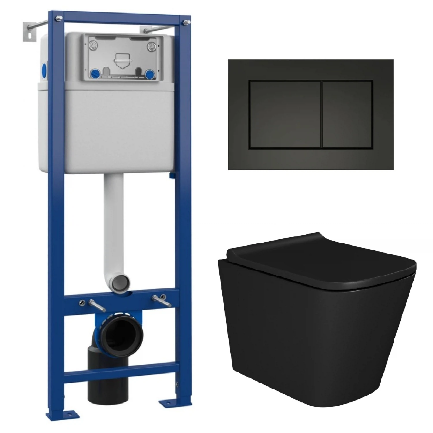 Изображение товара Комплект Maretti 3 в 1: унитаз UM10PBM51-560, инсталляция AC11P5211, кнопка AC12SF-560