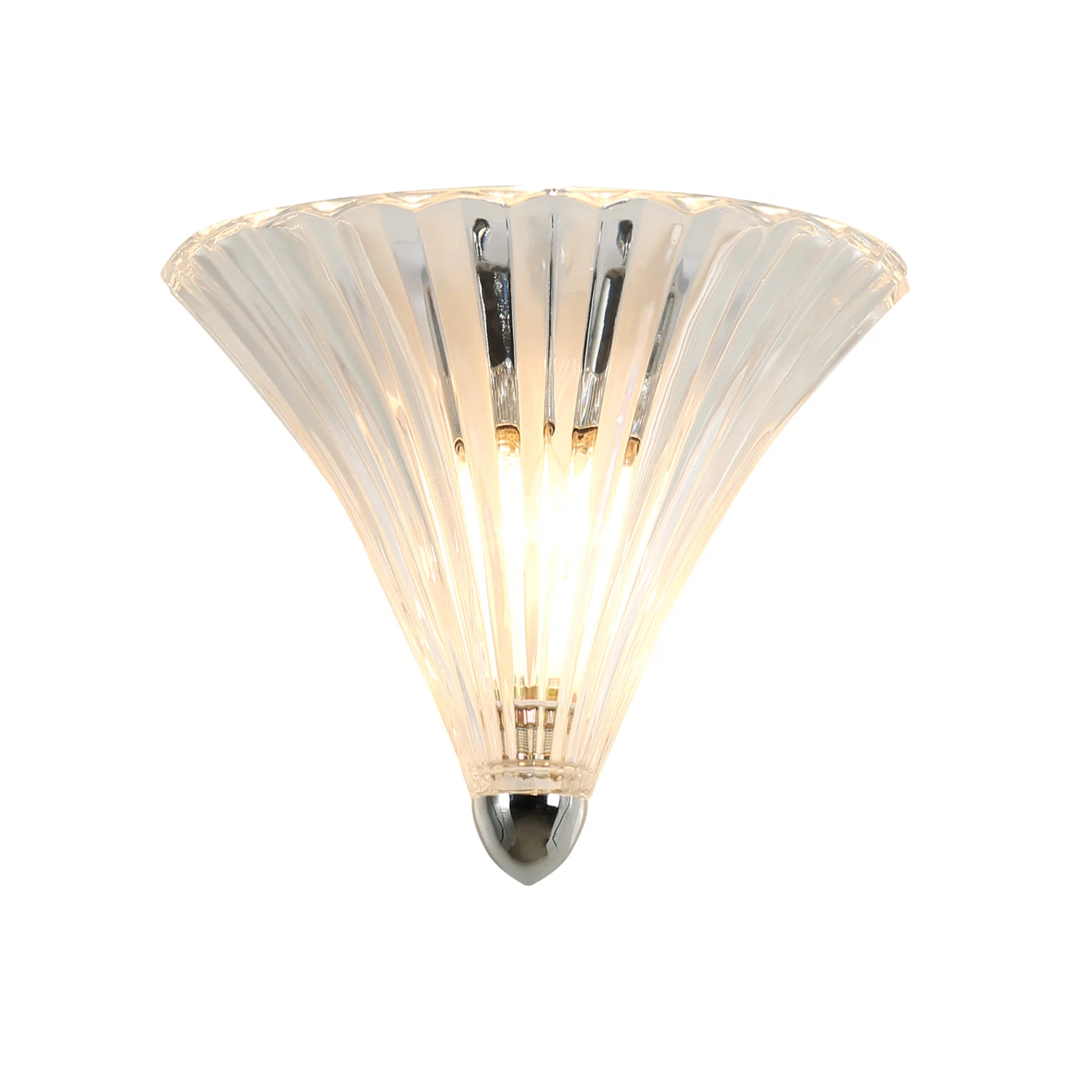 Изображение товара Настенный светильник Iris 1696-1W классический стеклянный с хромом