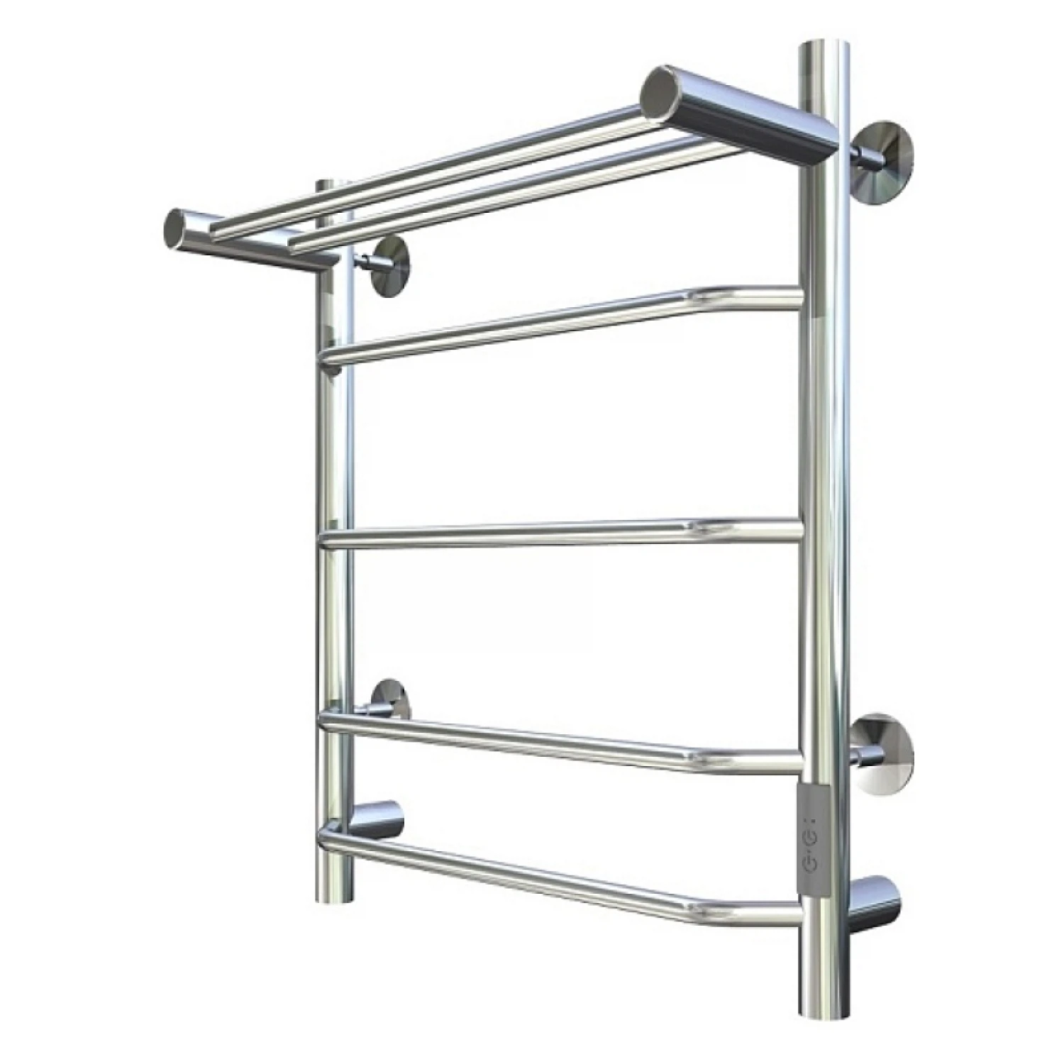 Изображение товара Полотенцесушитель электрический с полочкой (лесенка) Тругор Браво Пэк сп 3 П 60х50 см