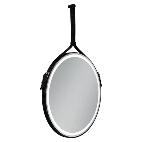 Изображение товара Зеркало для ванной комнаты SANCOS Dames D650 с подсветкой и ремнем из кожи