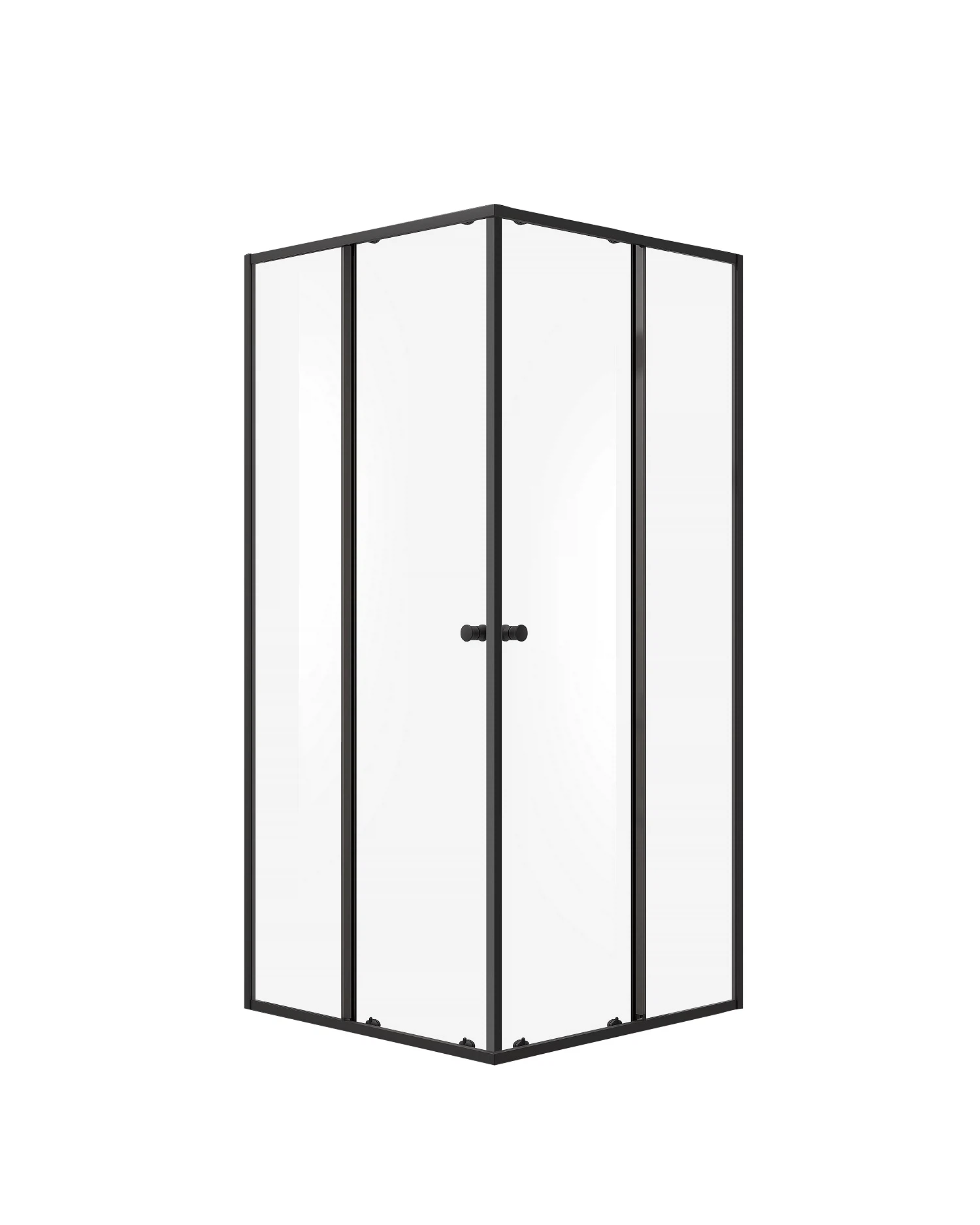 Изображение товара Душевое ограждение Mario 1 серия 800х800 мм, стекло 5 мм, раздвижное