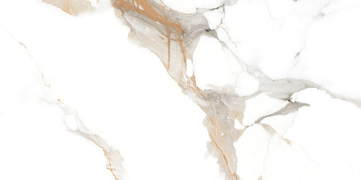 Изображение товара Керамогранит ABSOLUT GRES Colonial 60x120 см, белый и коричневый, глянцевая поверхность