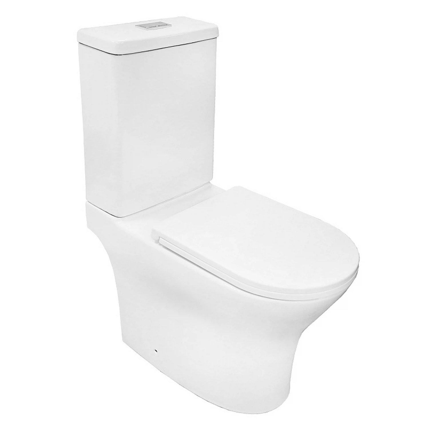 Изображение товара Унитаз напольный с бачком безободковый микролифт Azario Tesoro AZ-8501