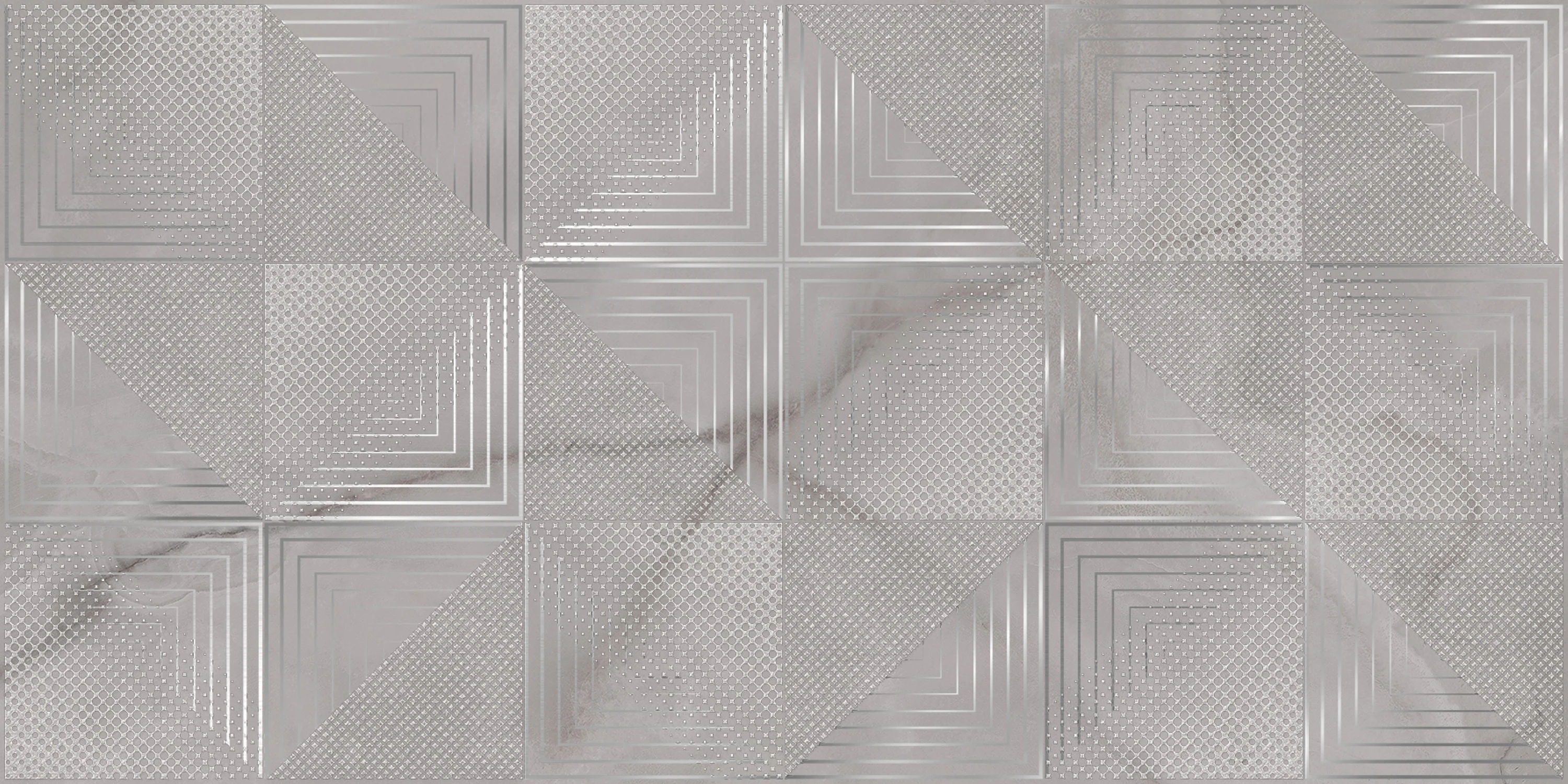 Изображение товара Декор керамический ONIX GRIS 63x31.5 см для стен серый глянцевый