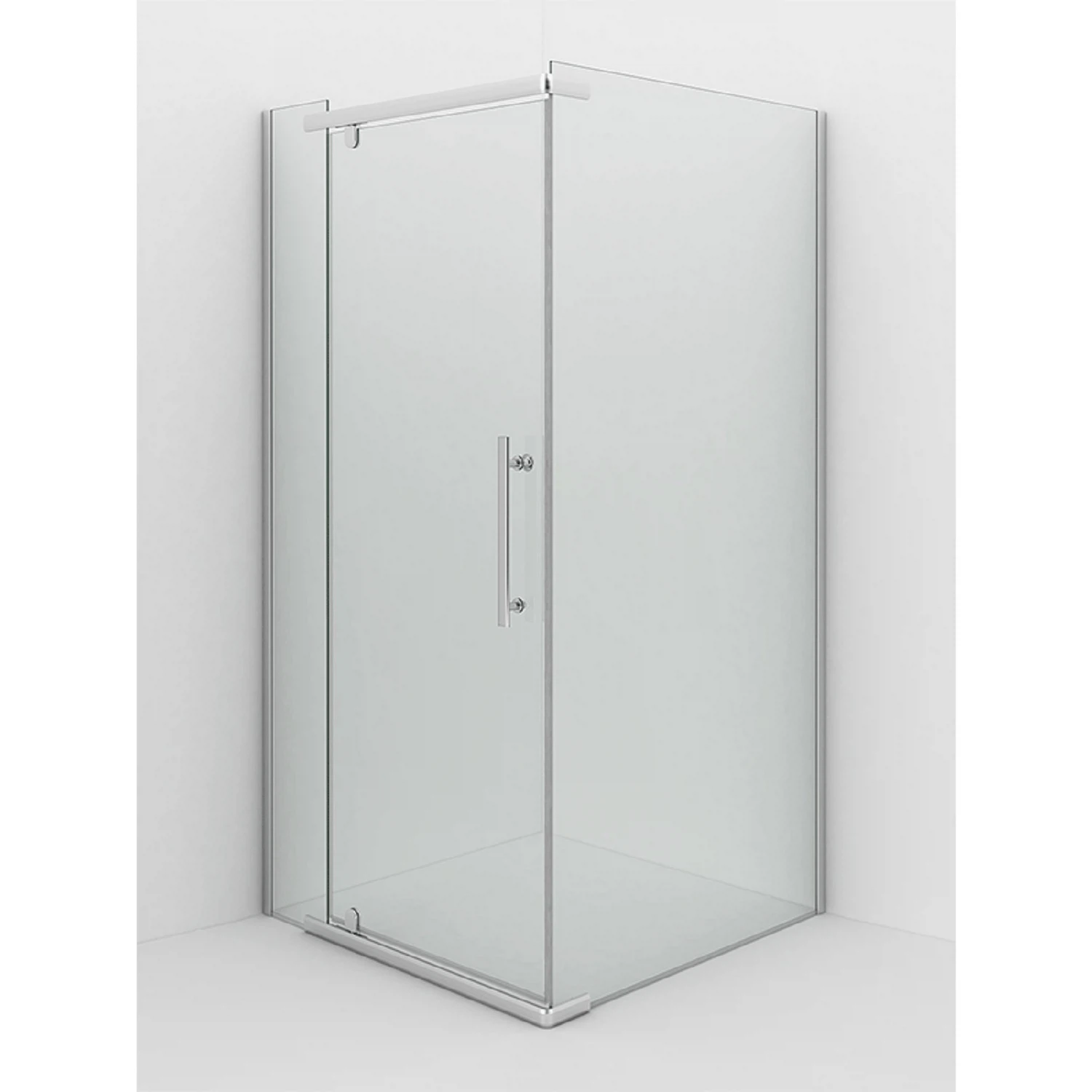 Изображение товара Душевое ограждение ERLIT ER10110H-C1 квадрат 1000x1000 мм распашное на поддон