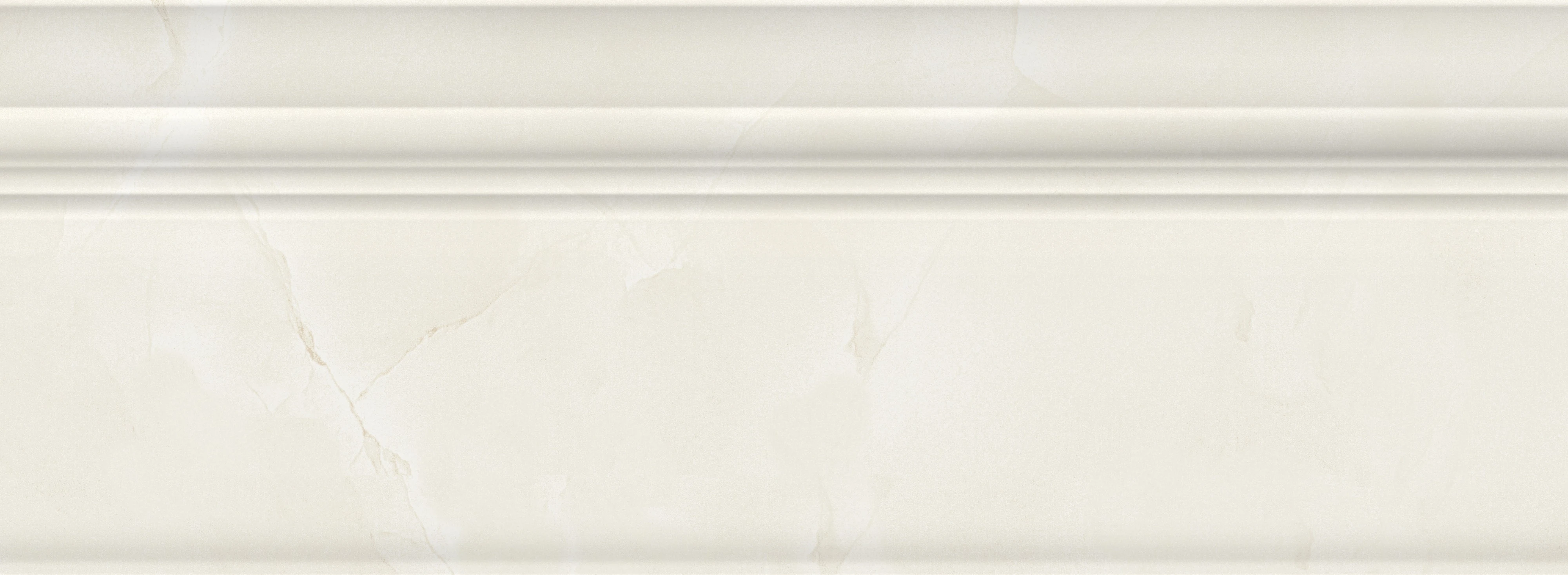 Изображение товара Керамический бордюр MARBELIA 90 см бежевый глянцевый имитация мрамора