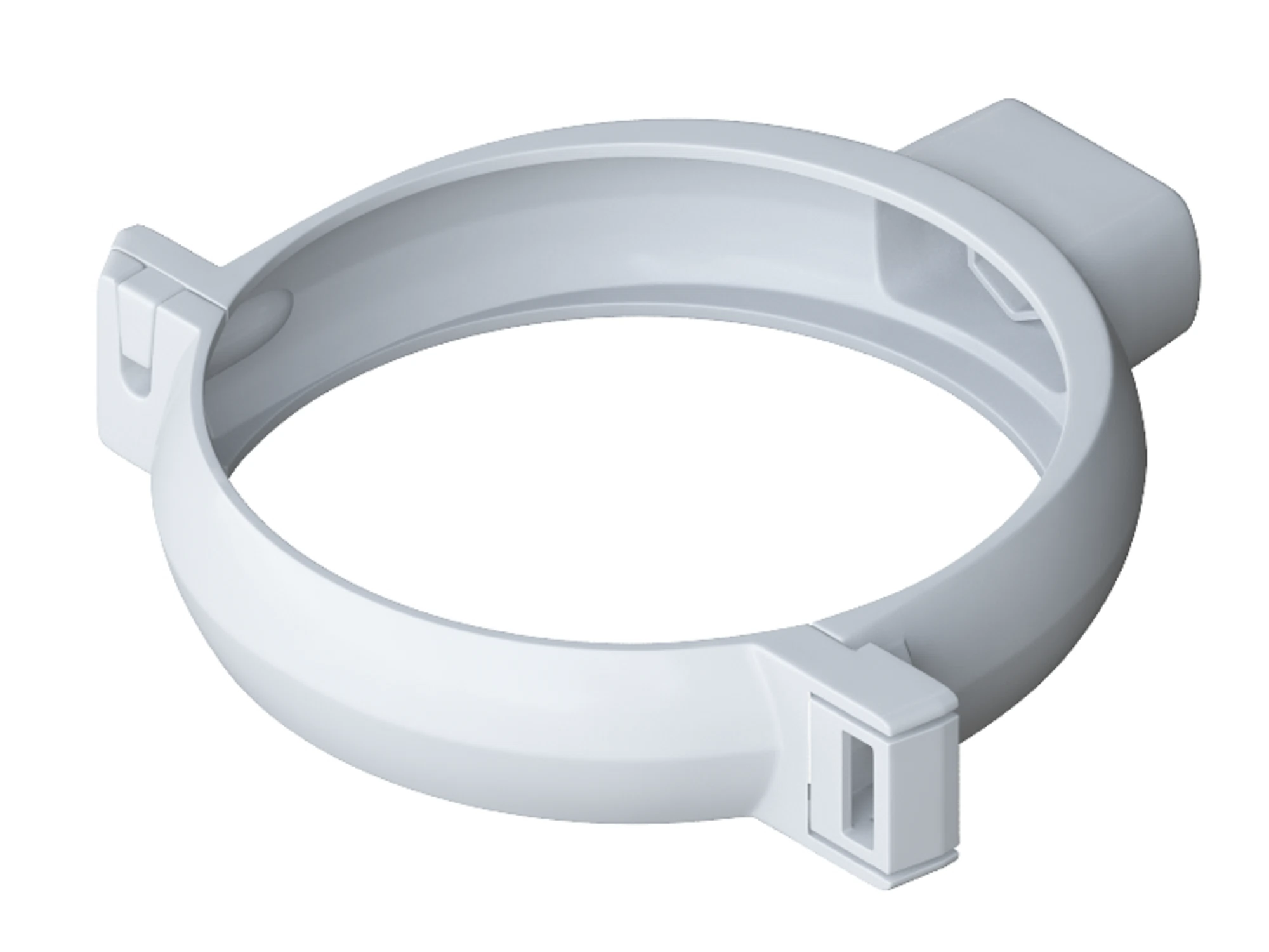 Изображение товара Хомут трубы Альта Профиль ПВХ D=95мм ЭЛИТ Белый