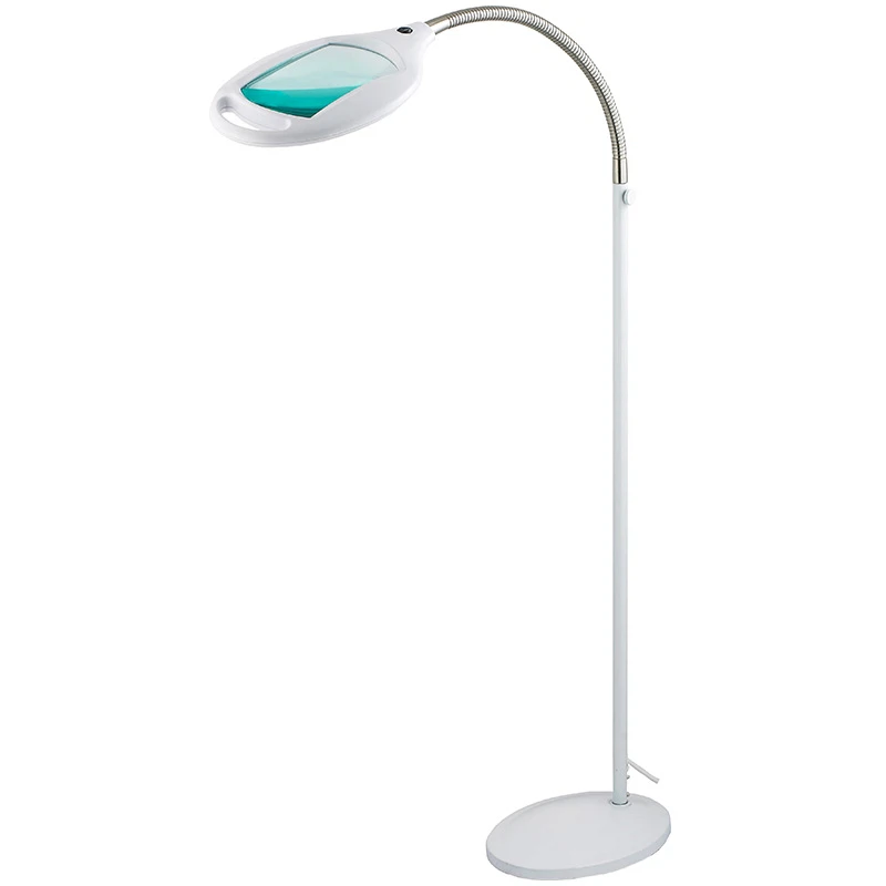 Изображение товара Лупа напольная 3D с подсветкой 42 SMD LED, 174х108мм, белая