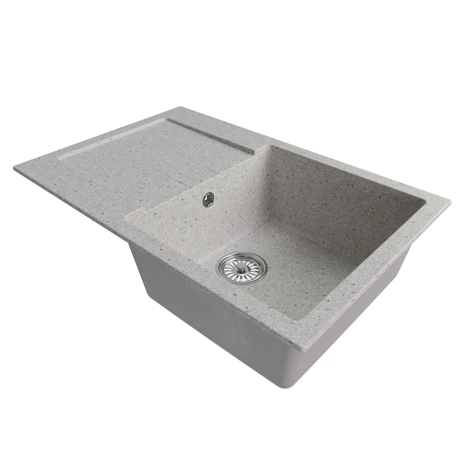 Изображение товара Мойка ML-GM31 с крылом, серая (310), 770*500*190мм NEW