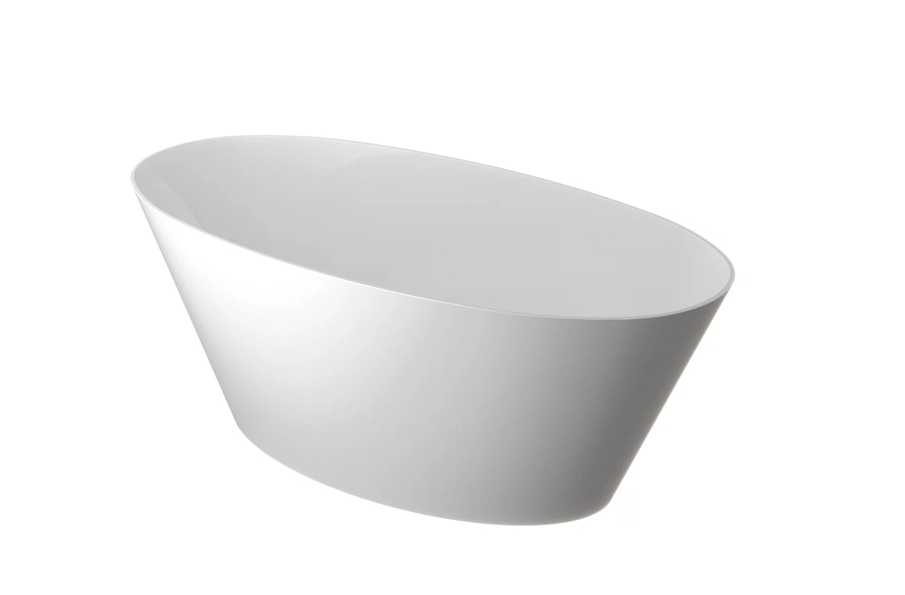 Изображение товара Ванна из искусственного камня Belux Дубай ВД - 1600, белая матовая