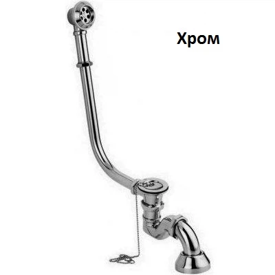 Изображение товара Перелив-сифон Belux Ладья, сталь, хром