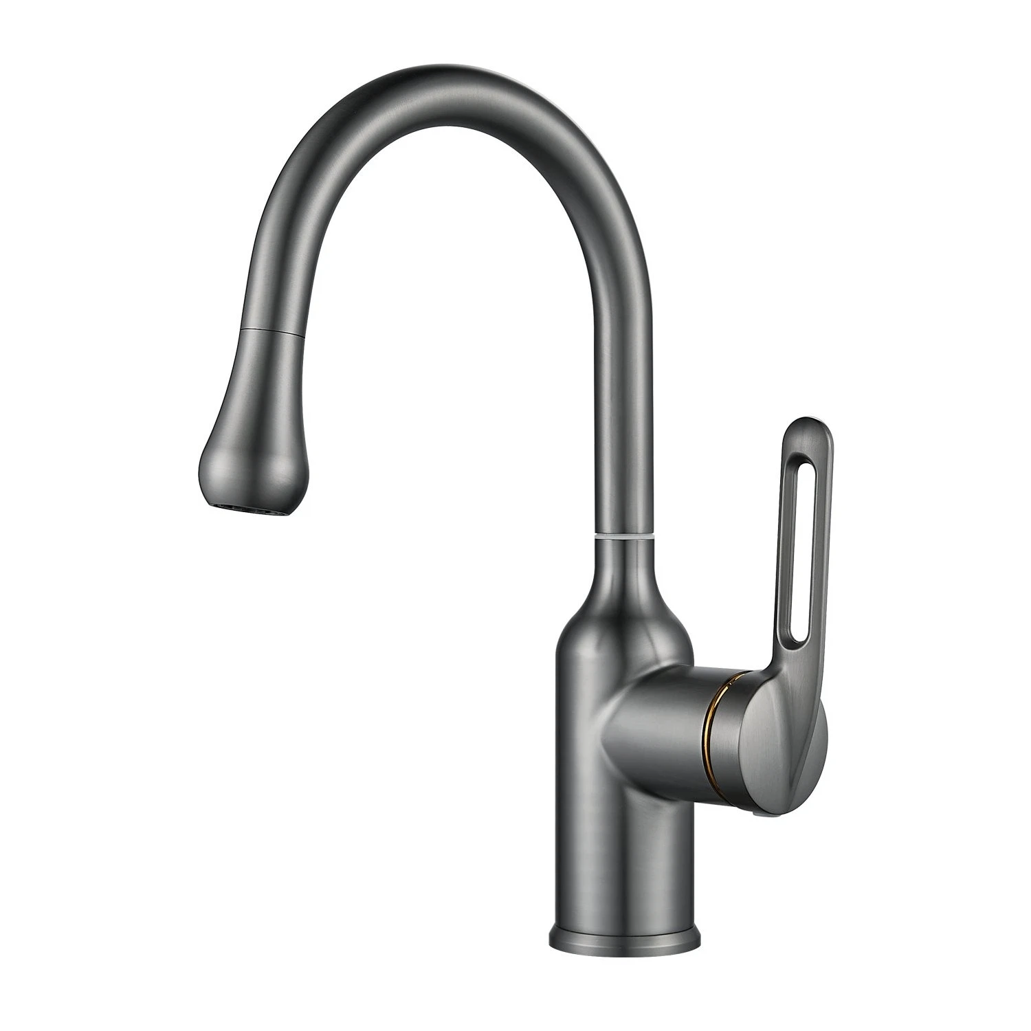 Изображение товара Смеситель для раковины Raffine F101T, оружейная сталь