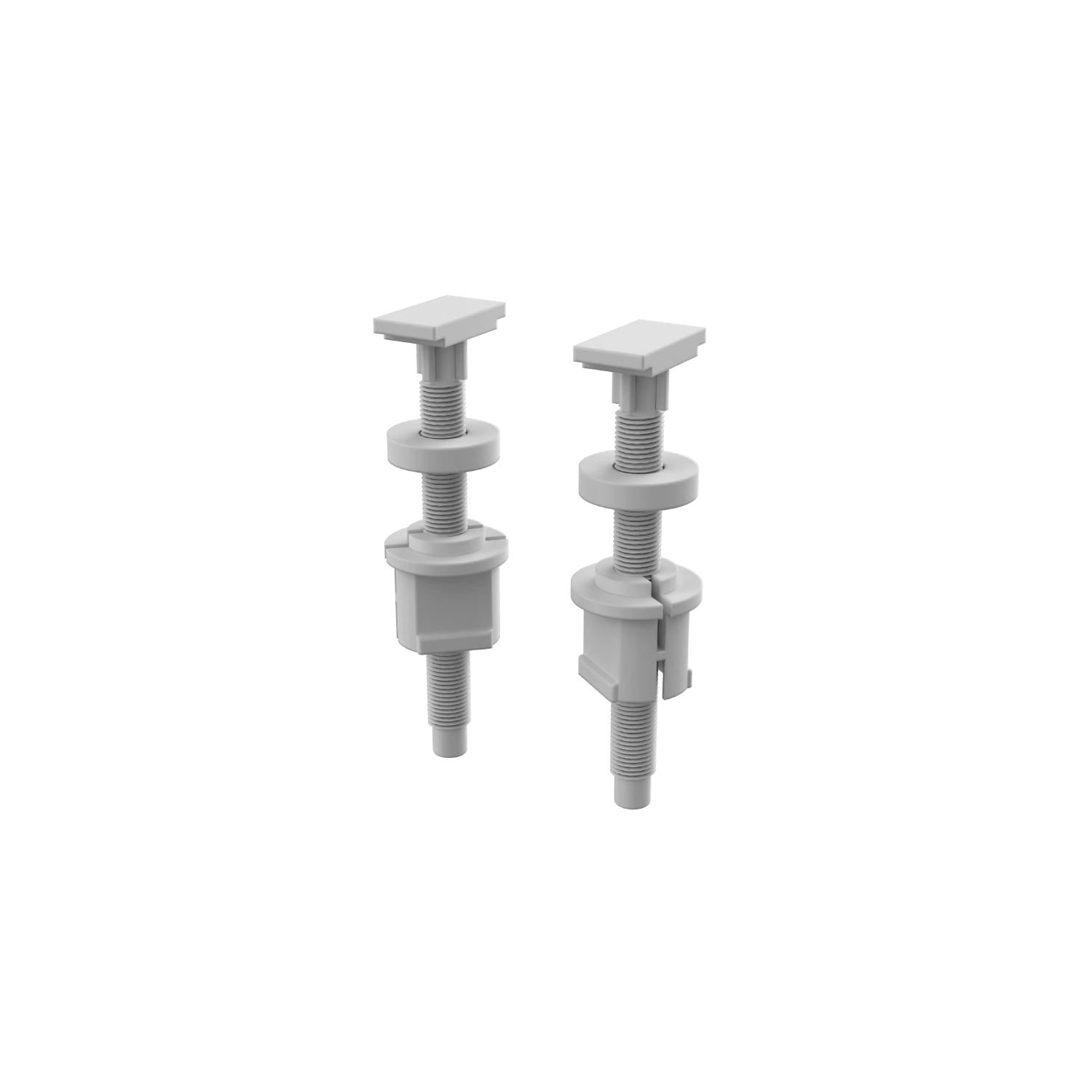 Изображение товара Крепеж крышки К/КУ к унитазу ( винт, шайба, гайка ) , 2 шт. (белый)