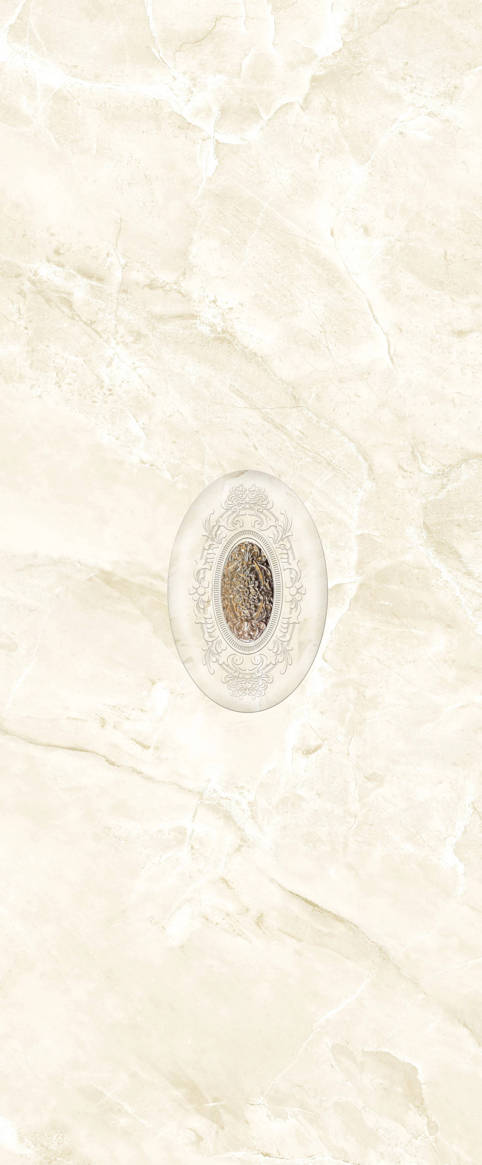 Изображение товара Керамический декор для стен Eurotile ERMITAGE 556 90x30 см бежевый