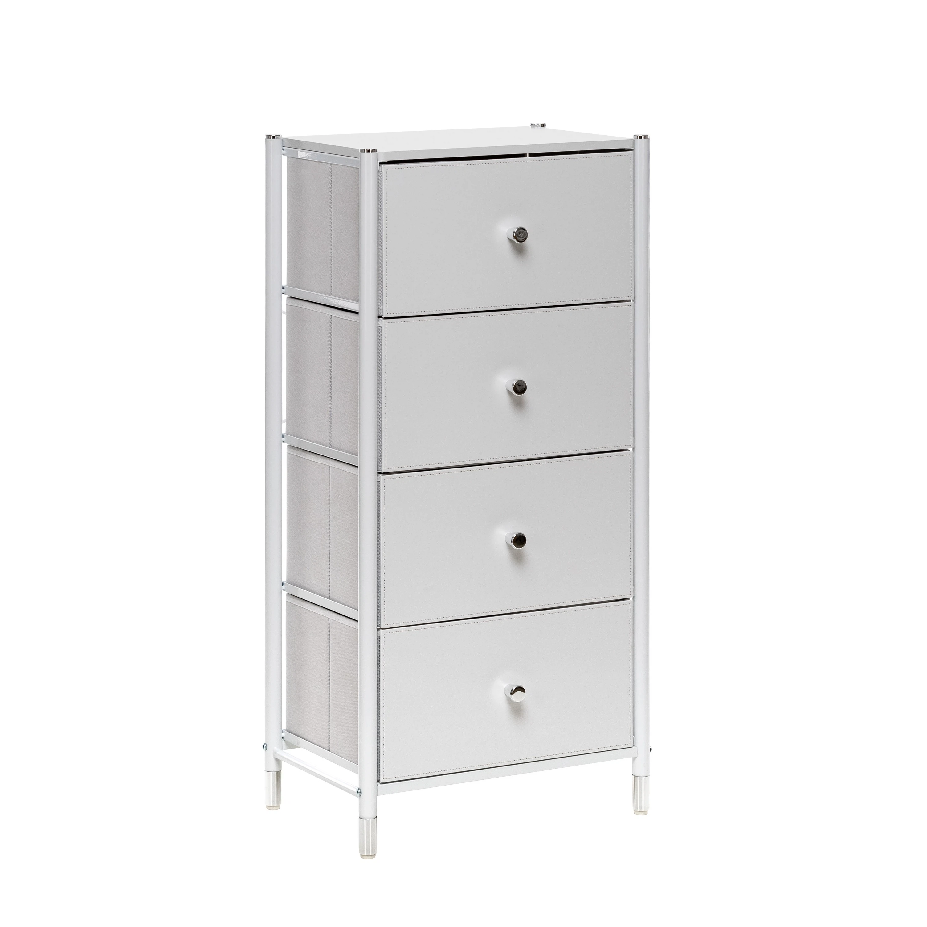 Изображение товара Комод Хайди 4 ящ белый from Leset компактный мебель для хранения спальни и интерьера