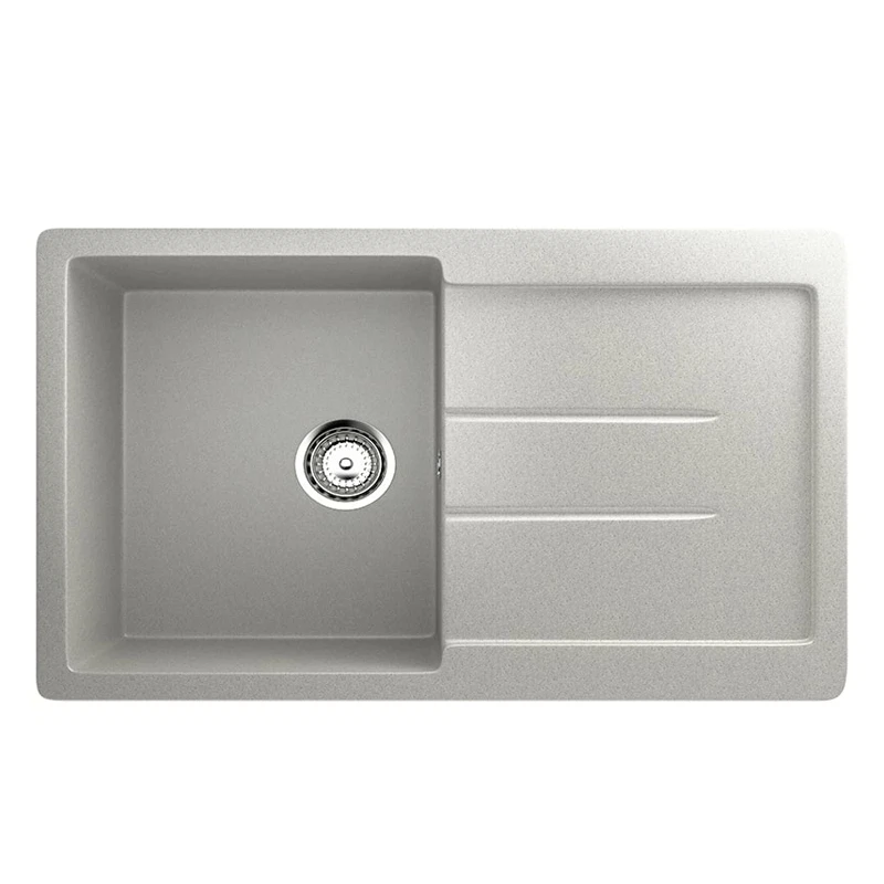 Изображение товара Кухонная мойка Ulgran U-507-310, серый, искусственный мрамор