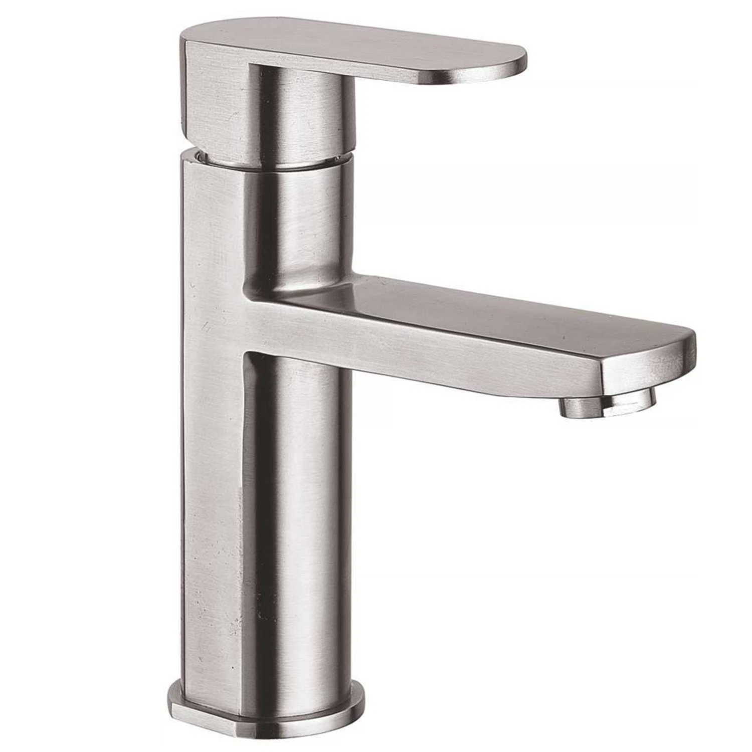 Изображение товара Смеситель для умывальника Fashun A51120 в стиле сатин, нержавеющая сталь