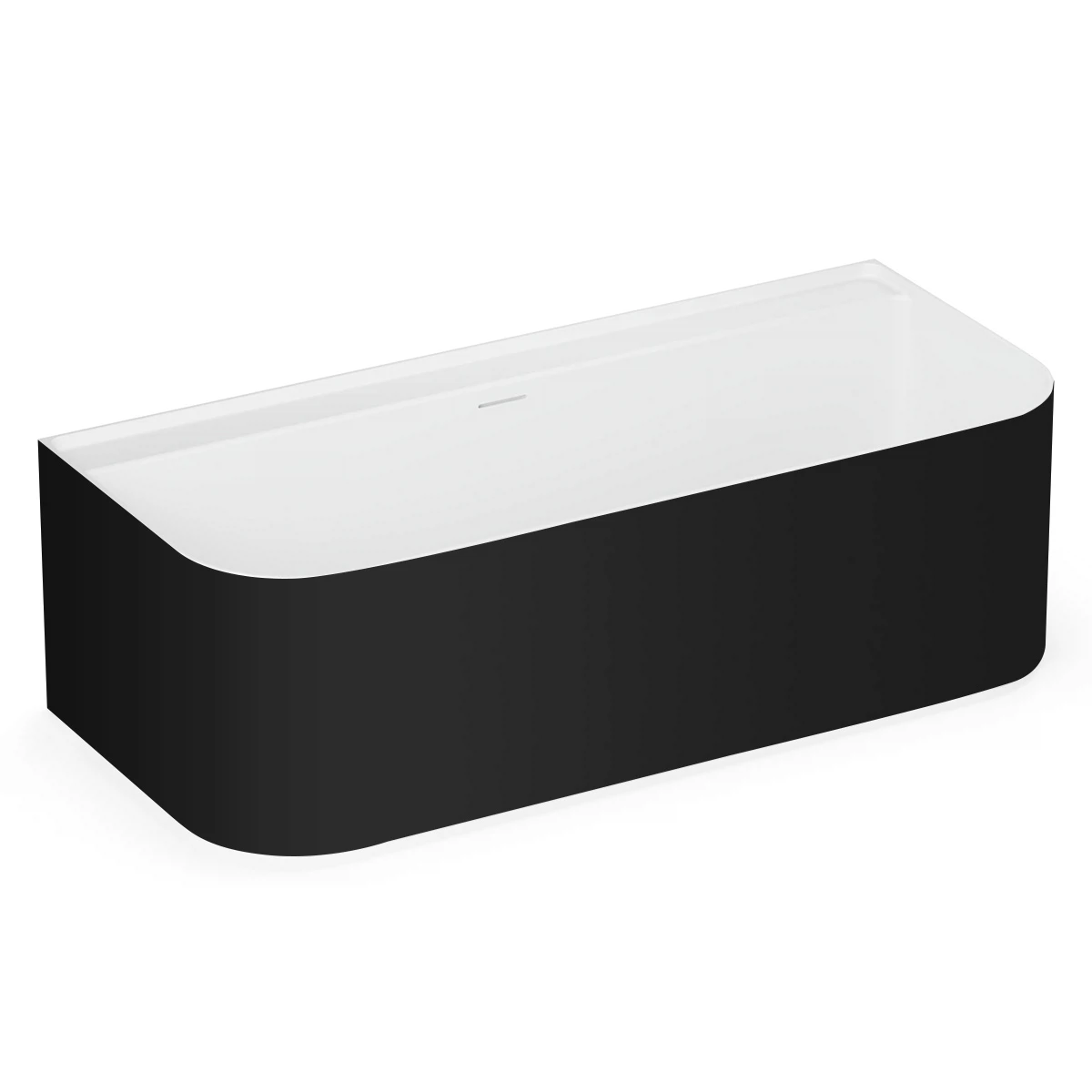 Изображение товара Ванна из искусственного камня Belux Атланта ВА-1700, Черная матовая