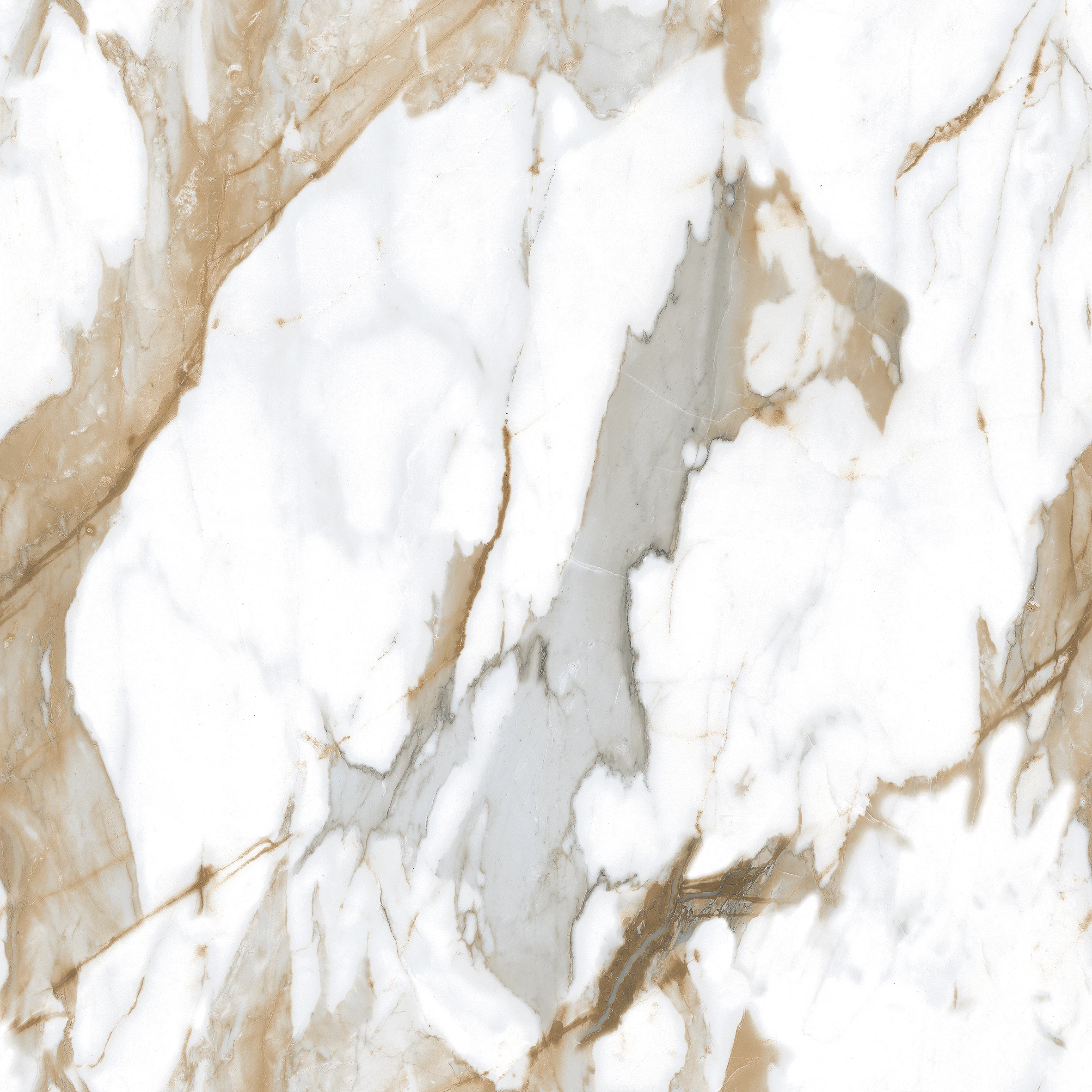 Изображение товара Керамогранит Ceradim Calacatta Fairy Gold 60x60 полированный бежевый