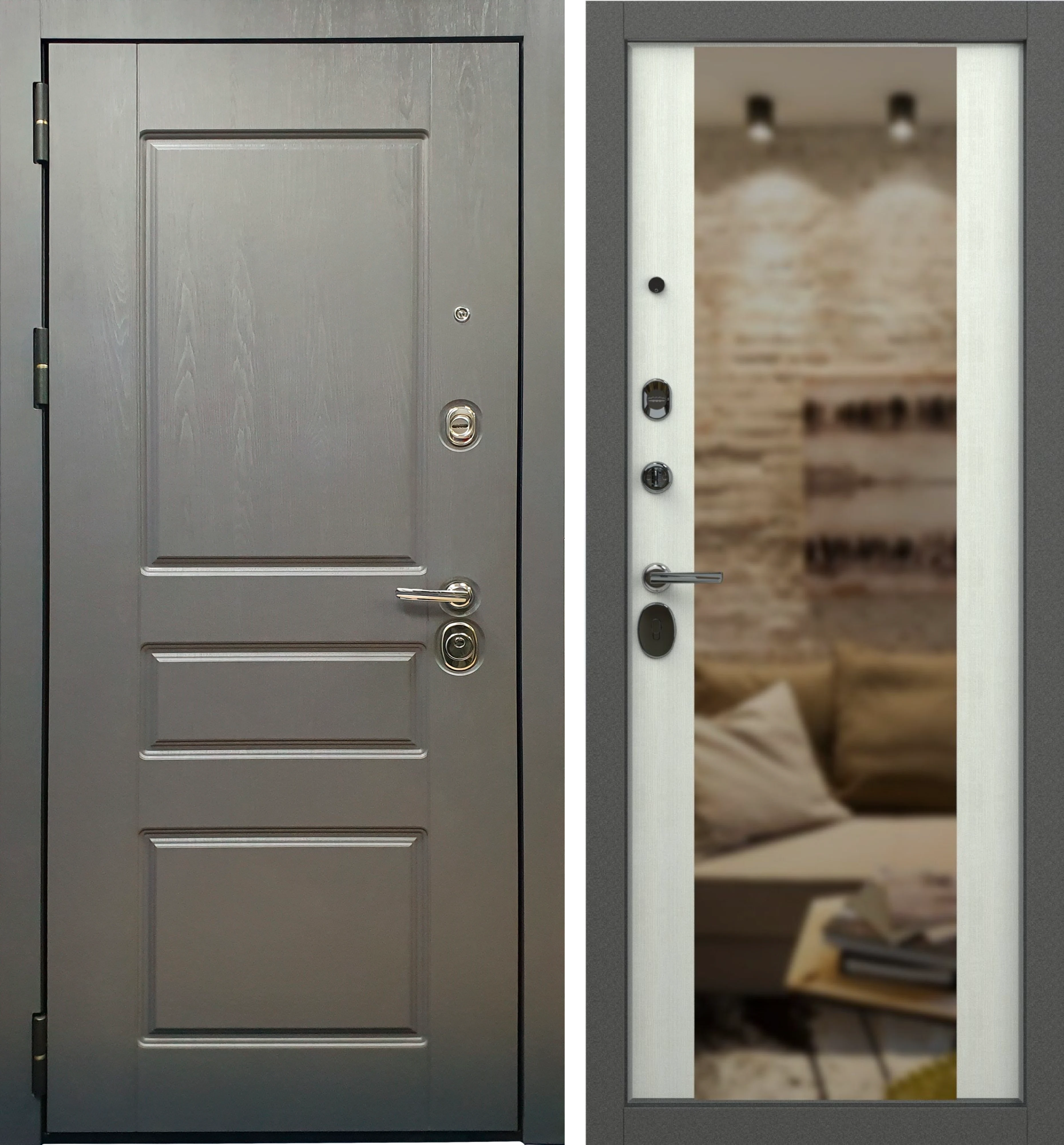 Изображение товара Входная дверь для квартиры BERSERKER Acoustic Z412 левая 860x2050