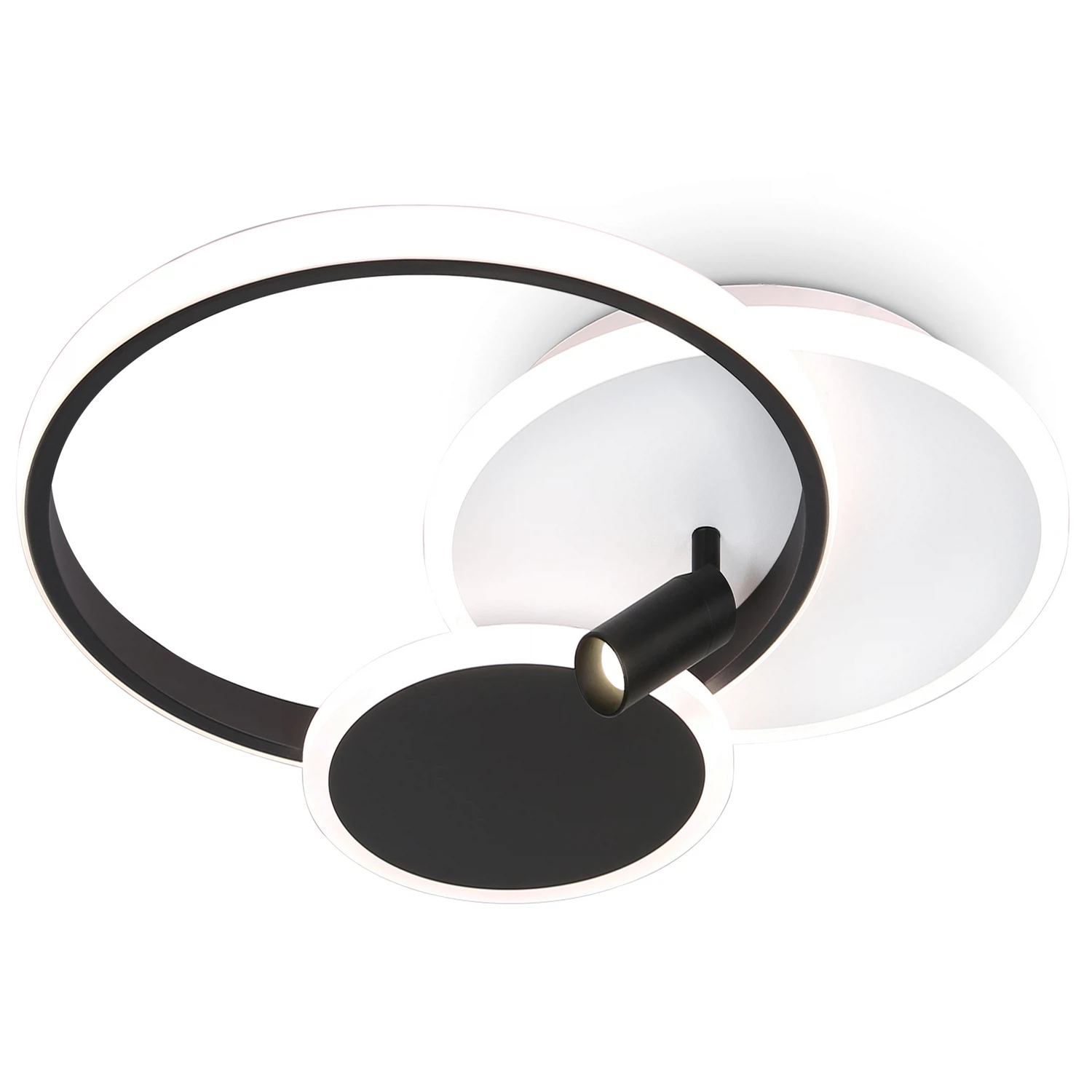 Изображение товара Светильник светодиодный потолочный FL5118/3 AMBRELLA LIGHT белый/черный 64W 480*425*110 (ПДУ ИК)