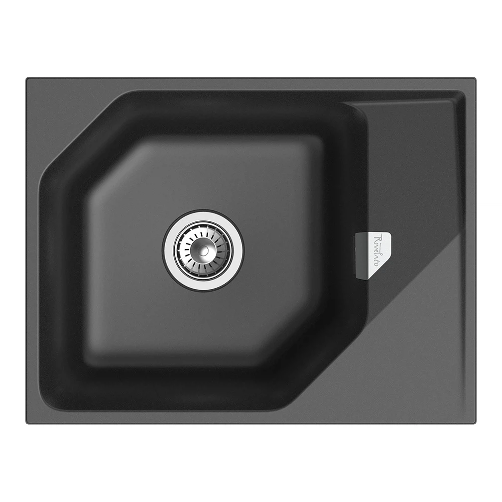Изображение товара Кухонная мойка Rivelato LOCUS LS-65, антрацит, кварц
