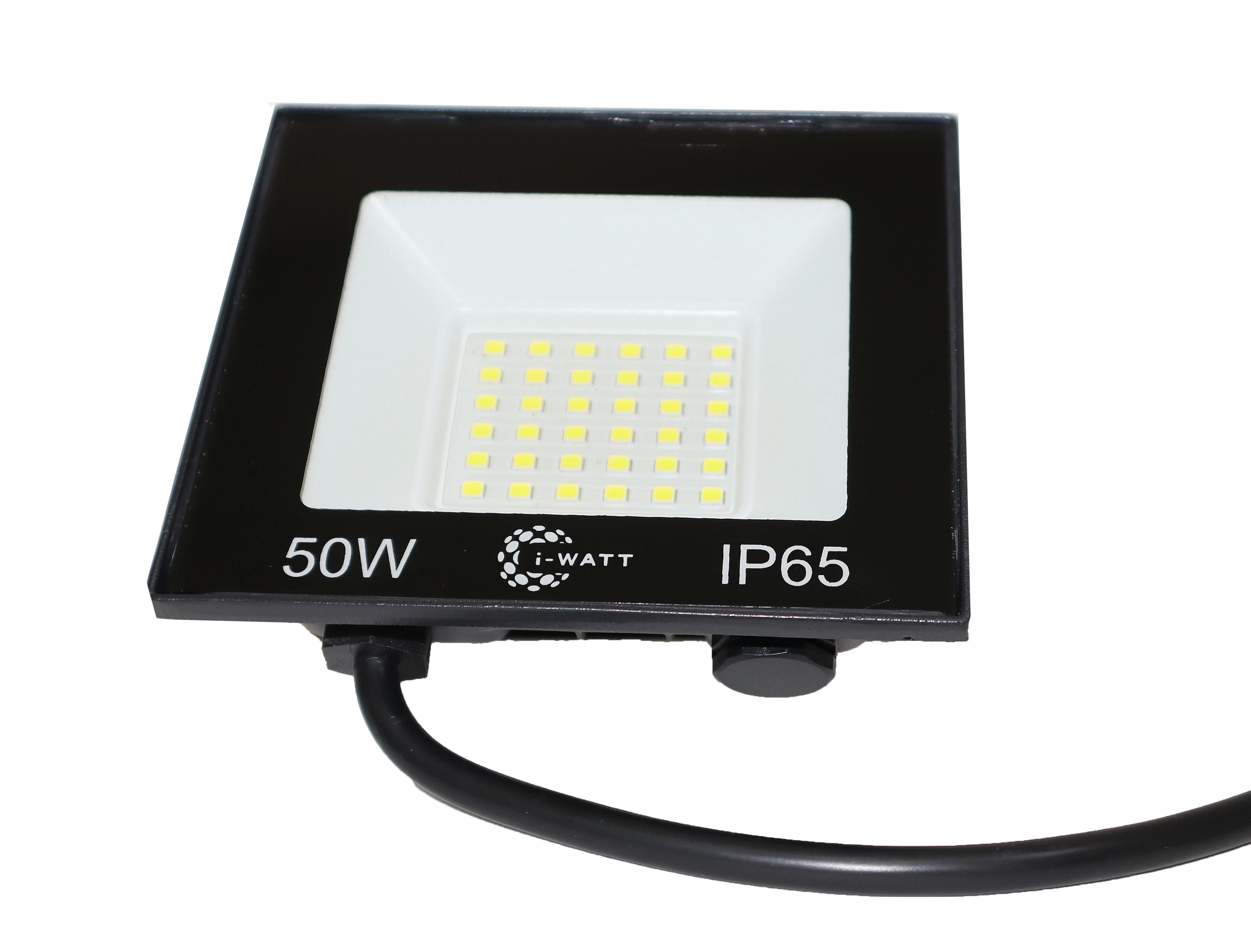 Изображение товара LED прожектор i-WATT i-12107 50Вт 6000Лм IP65 черный алюминий