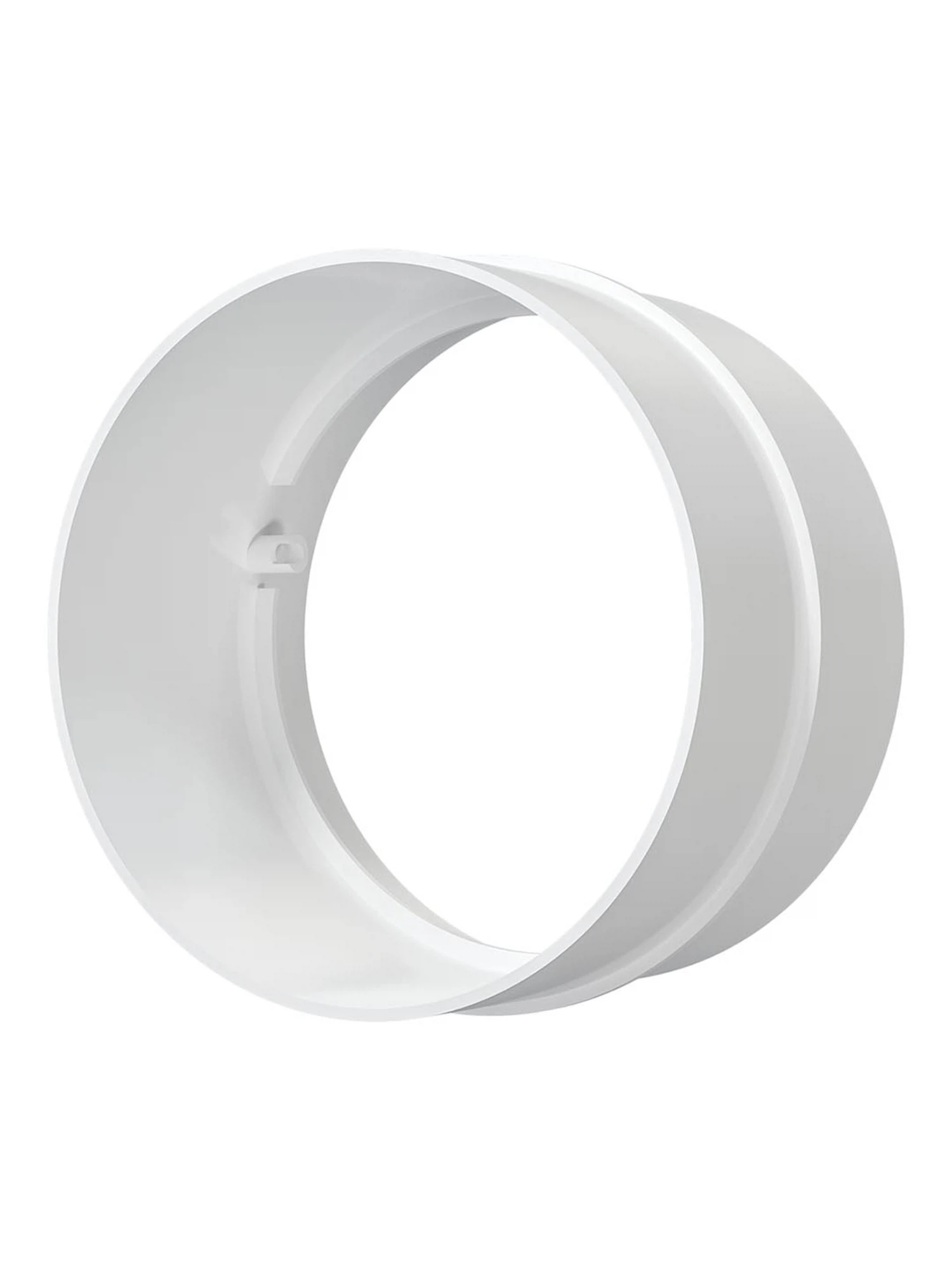 Изображение товара Соединитель круглых каналов 125 мм ПВХ без клапана Era для вентиляции