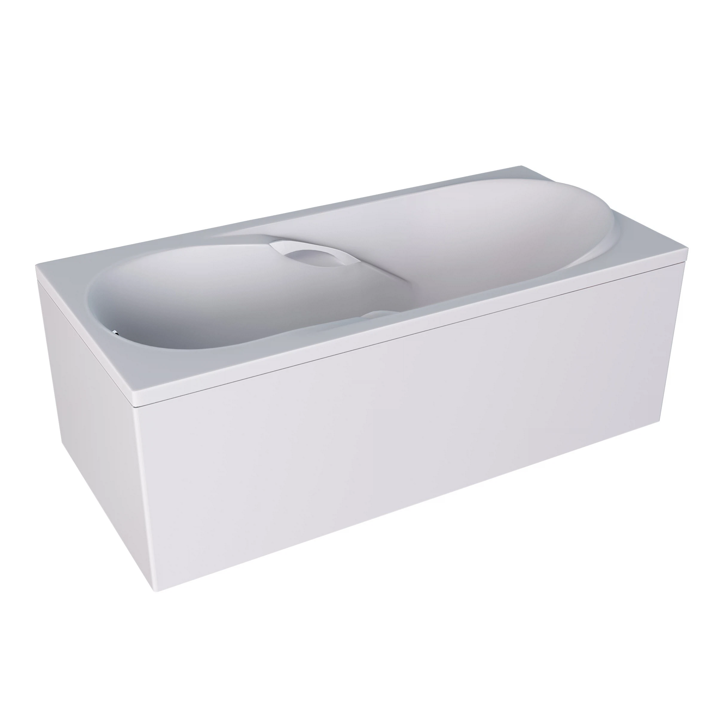 Изображение товара Ванна акриловая 1Marka MEDEA 150x70 прямоугольная Белая стильная