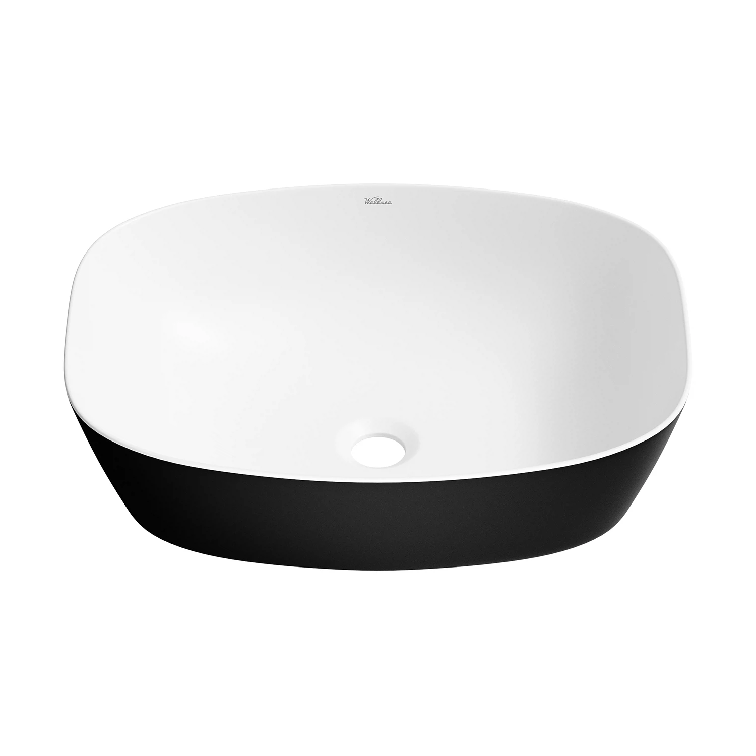 Изображение товара Накладная раковина для ванной,   Wellsee  Ground Breaking, прямоугольная,  50х39, 337705000