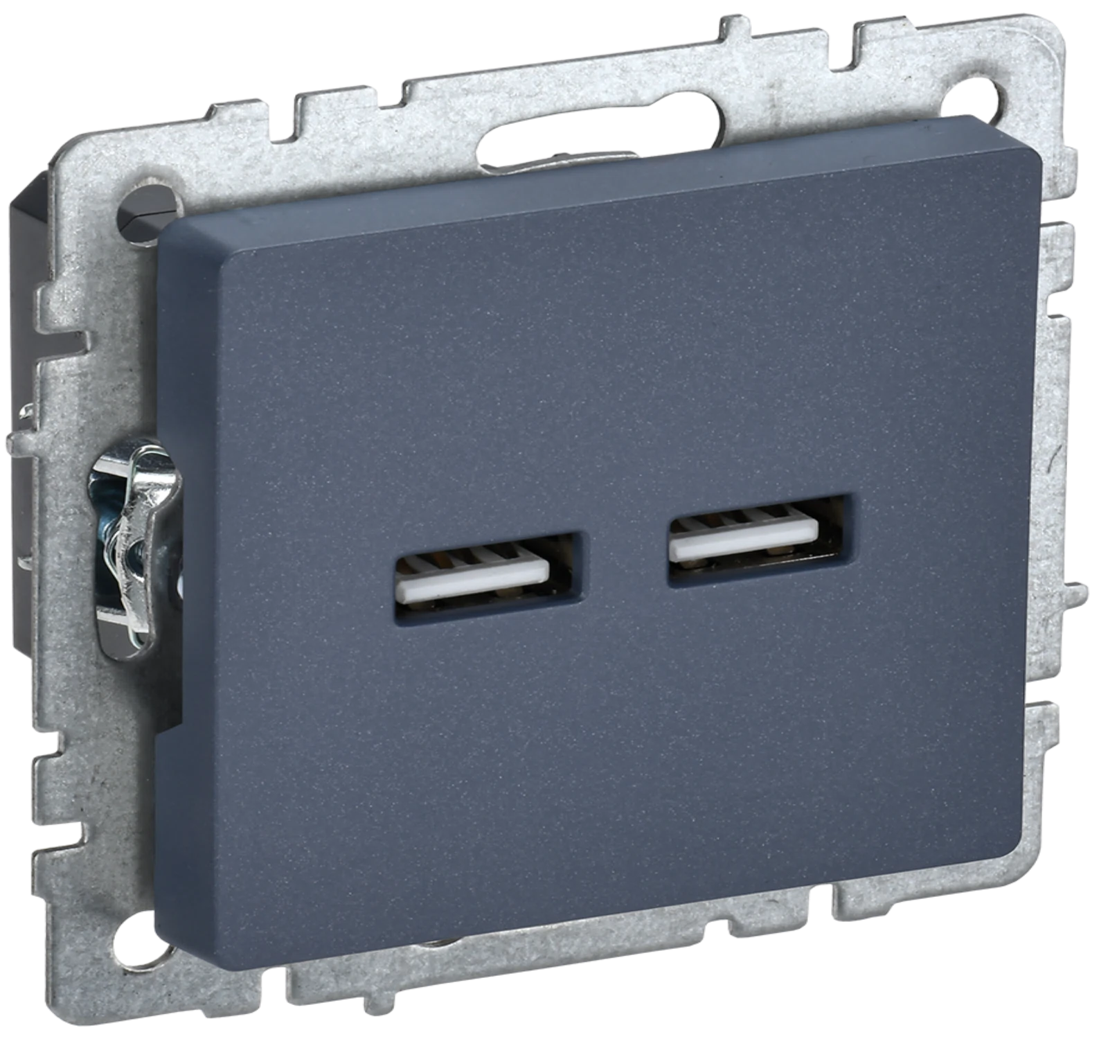 Изображение товара Розетка USB A+A IEK BRITE BASE Маренго 3,1А РЮ10-1-БрМ.