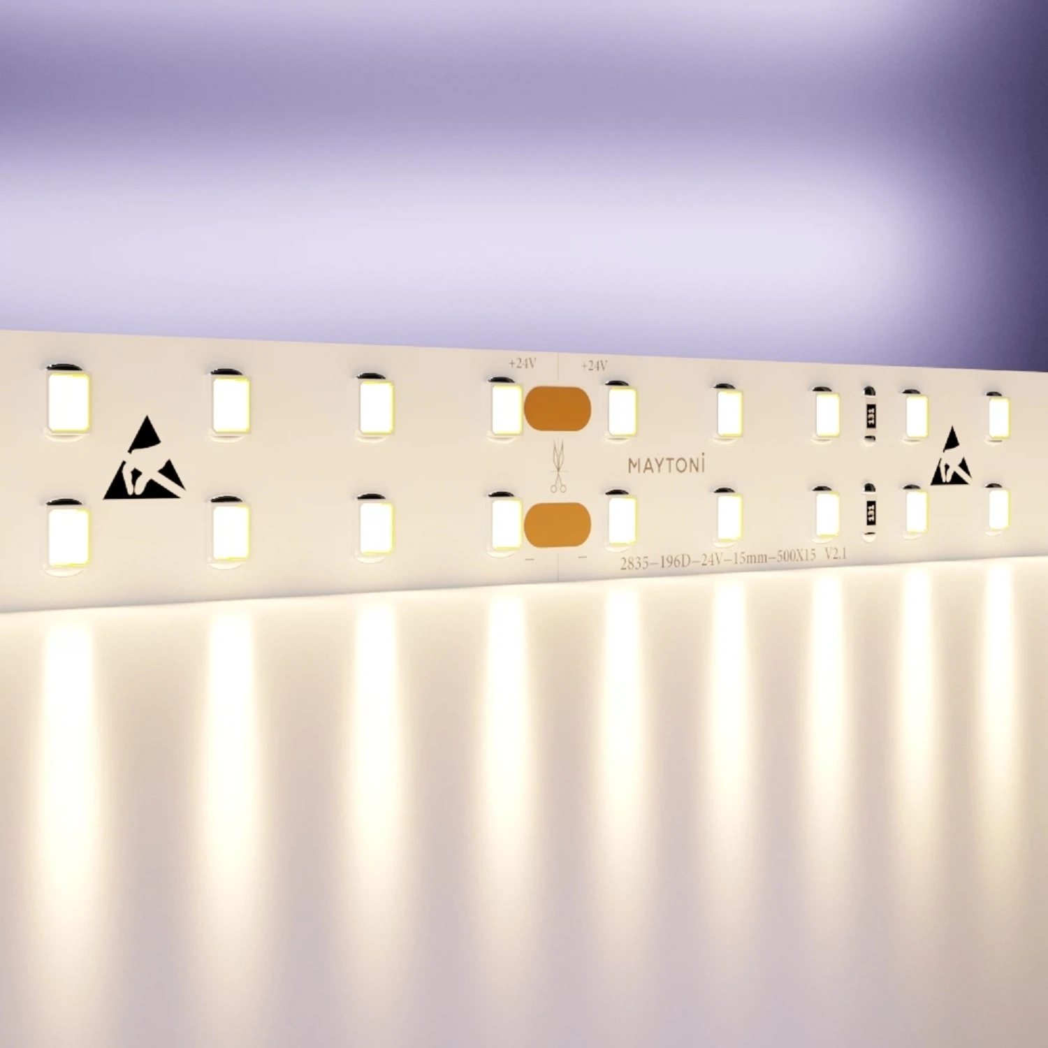 Изображение товара Светодиодная лента Maytoni Led Strip 24В 2835 20Вт/м 3000K 5м IP20