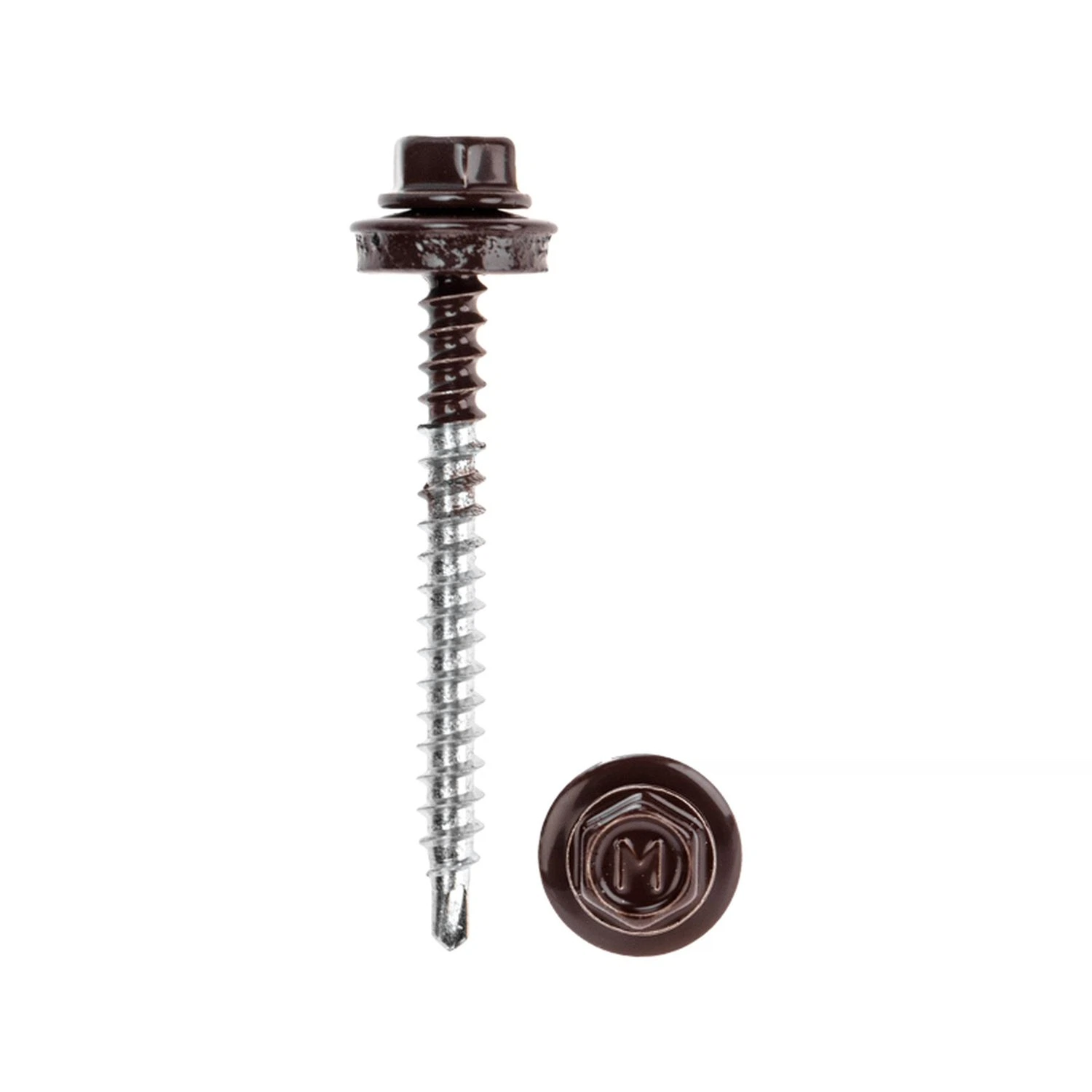 Изображение товара Кровельный саморез Kranz 4,8х50 с цинковым покрытием и порошковой краской