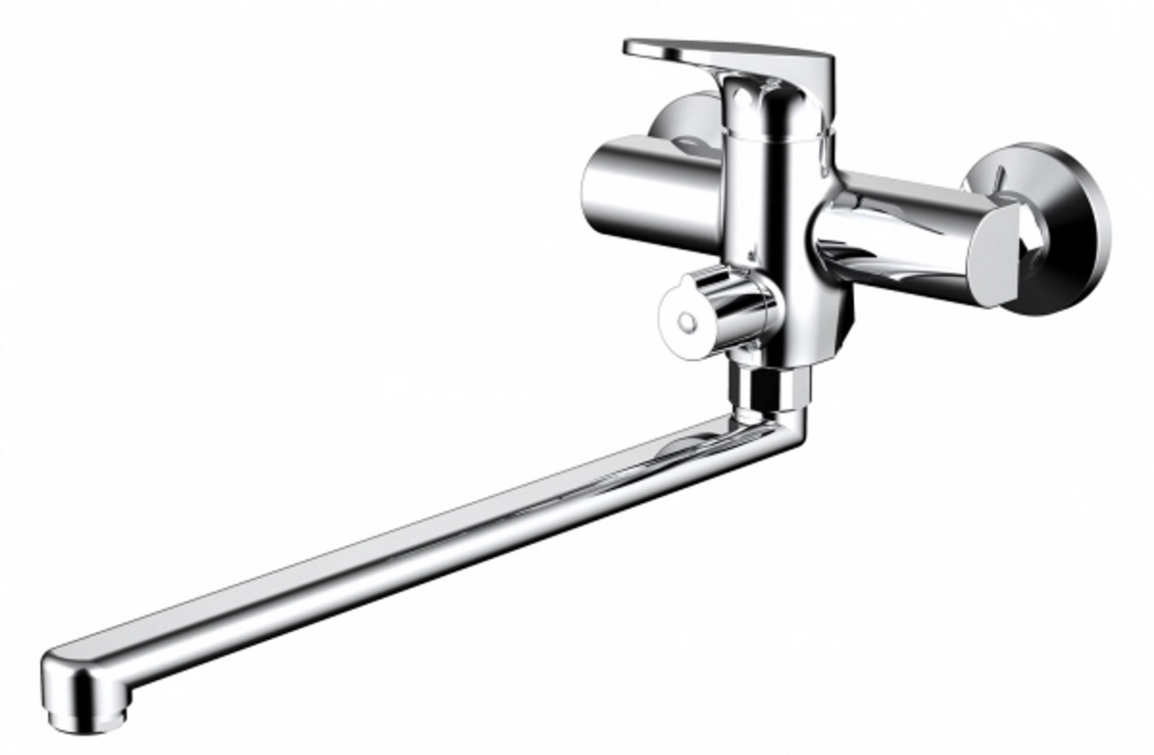 Изображение товара Смеситель для ванны с длинным изливом Bravat Eler F6191238CP-01L-RUS хром