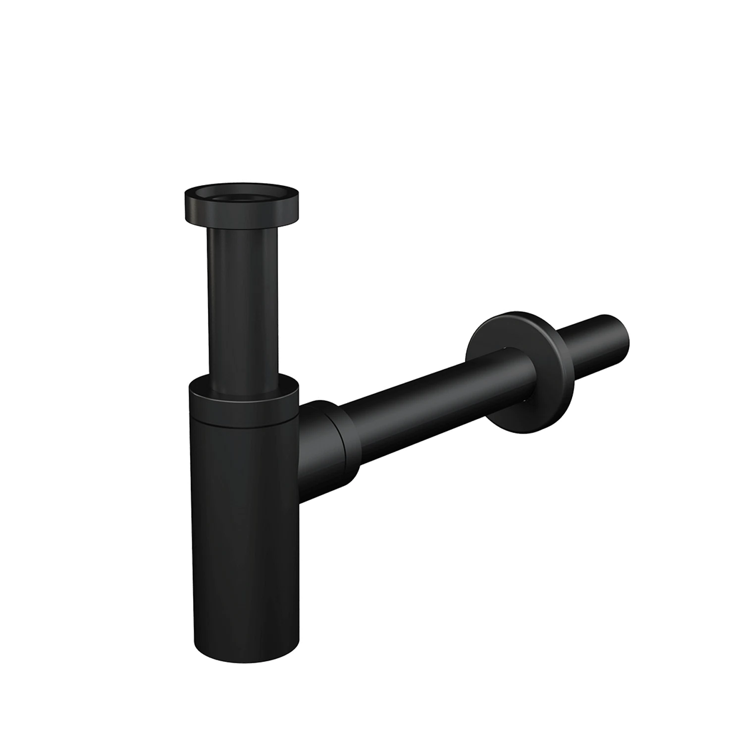 Изображение товара Сифон для раковины Alcadrain DN32 DESIGN черный матовый 1 1/4"