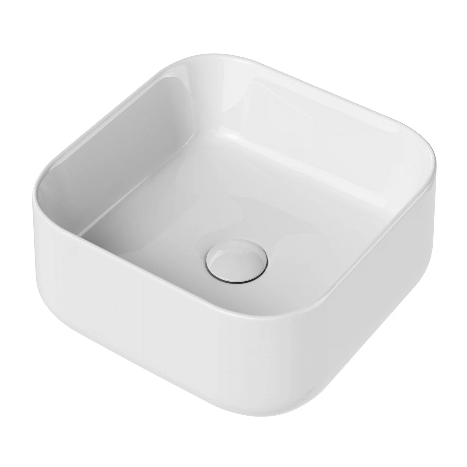 Изображение товара Накладная раковина для ванной комнаты Ceramica Nova Element CN6012 белая