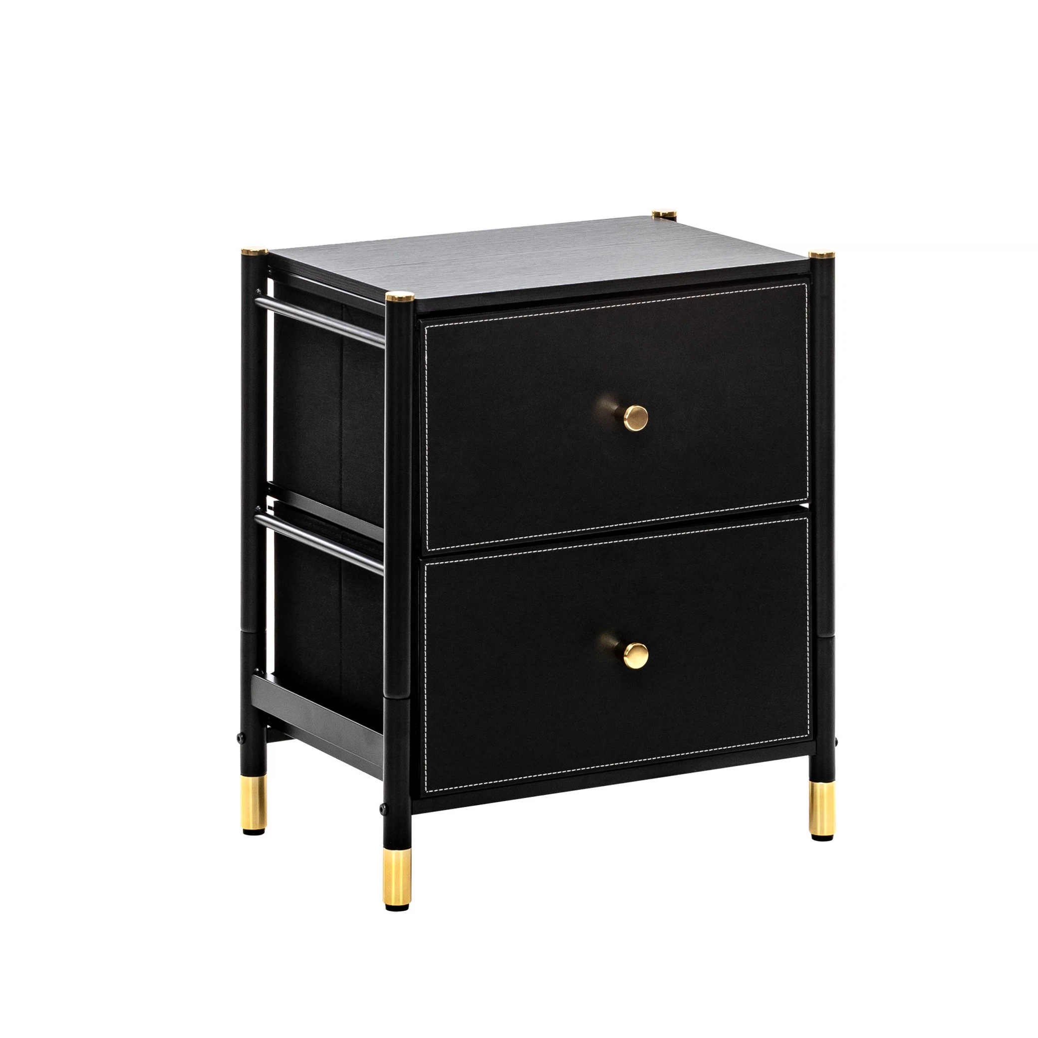 Изображение товара Комод Хайди 2 с 2 ящиками в современном стиле, стальная рама, экологичные материалы