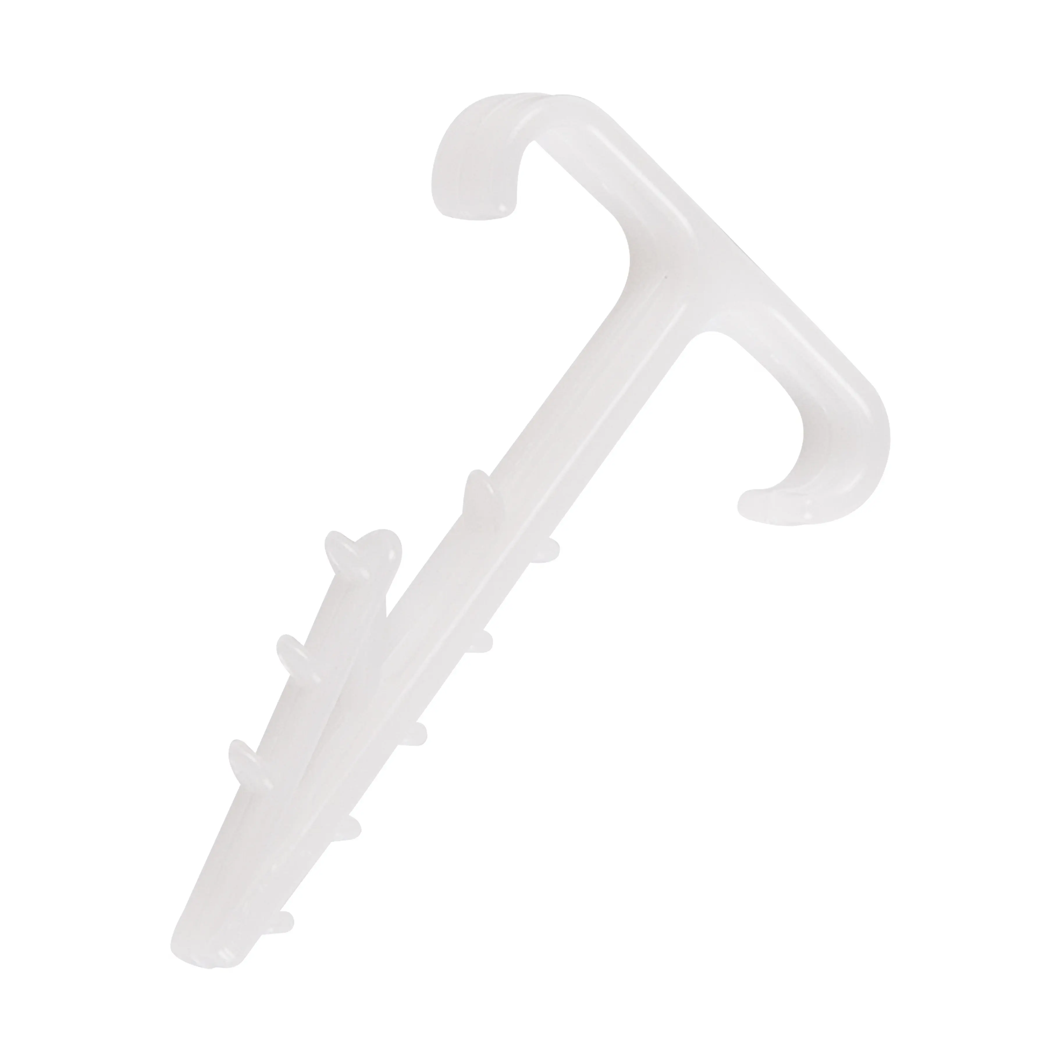 Изображение товара Дюбель-хомут Т-образный для двух кабелей 2х12мм, белый (100 шт/уп) REXANT