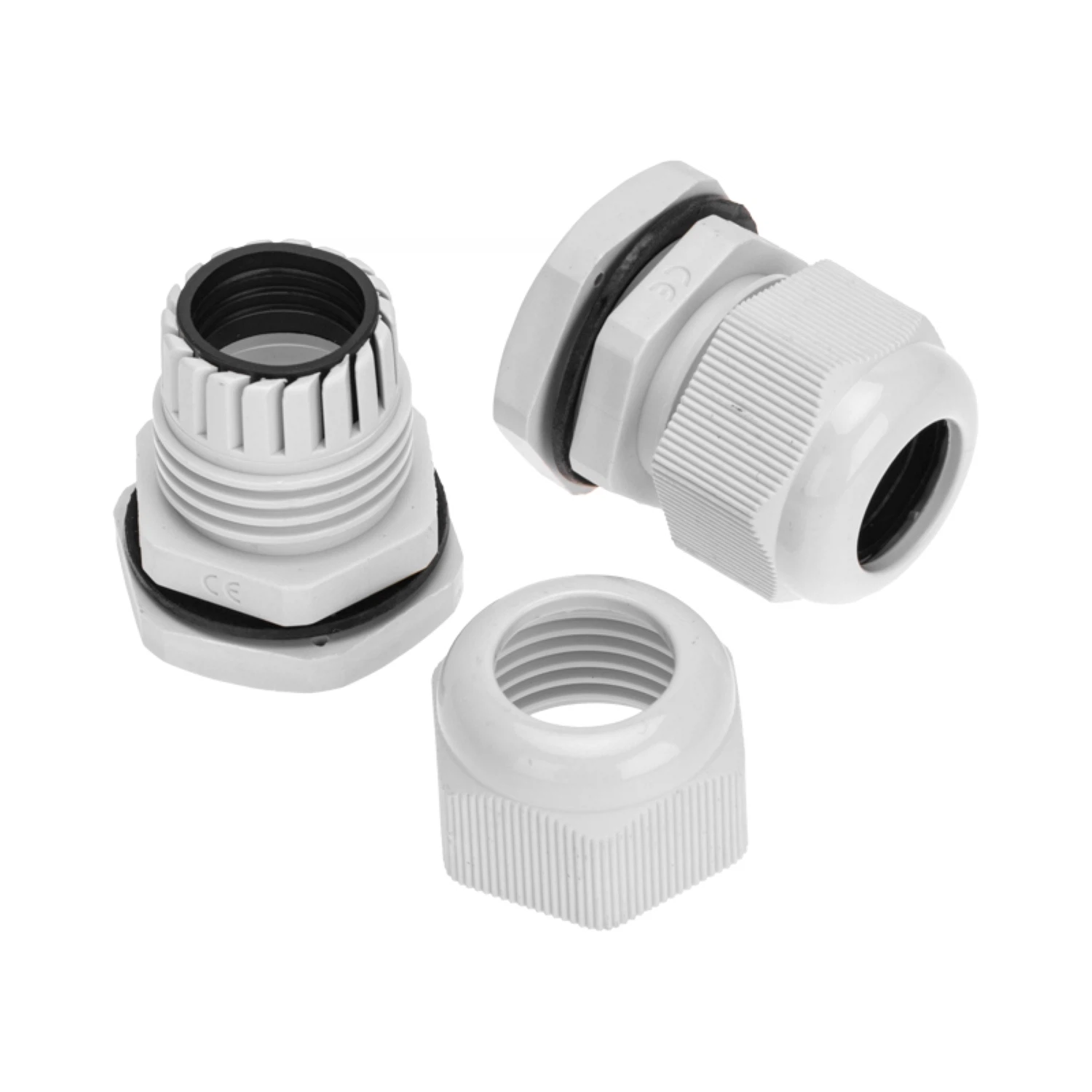 Изображение товара Кабельный ввод PG-21 серый 13-18 мм Rexant 2 шт. влагозащита IP68