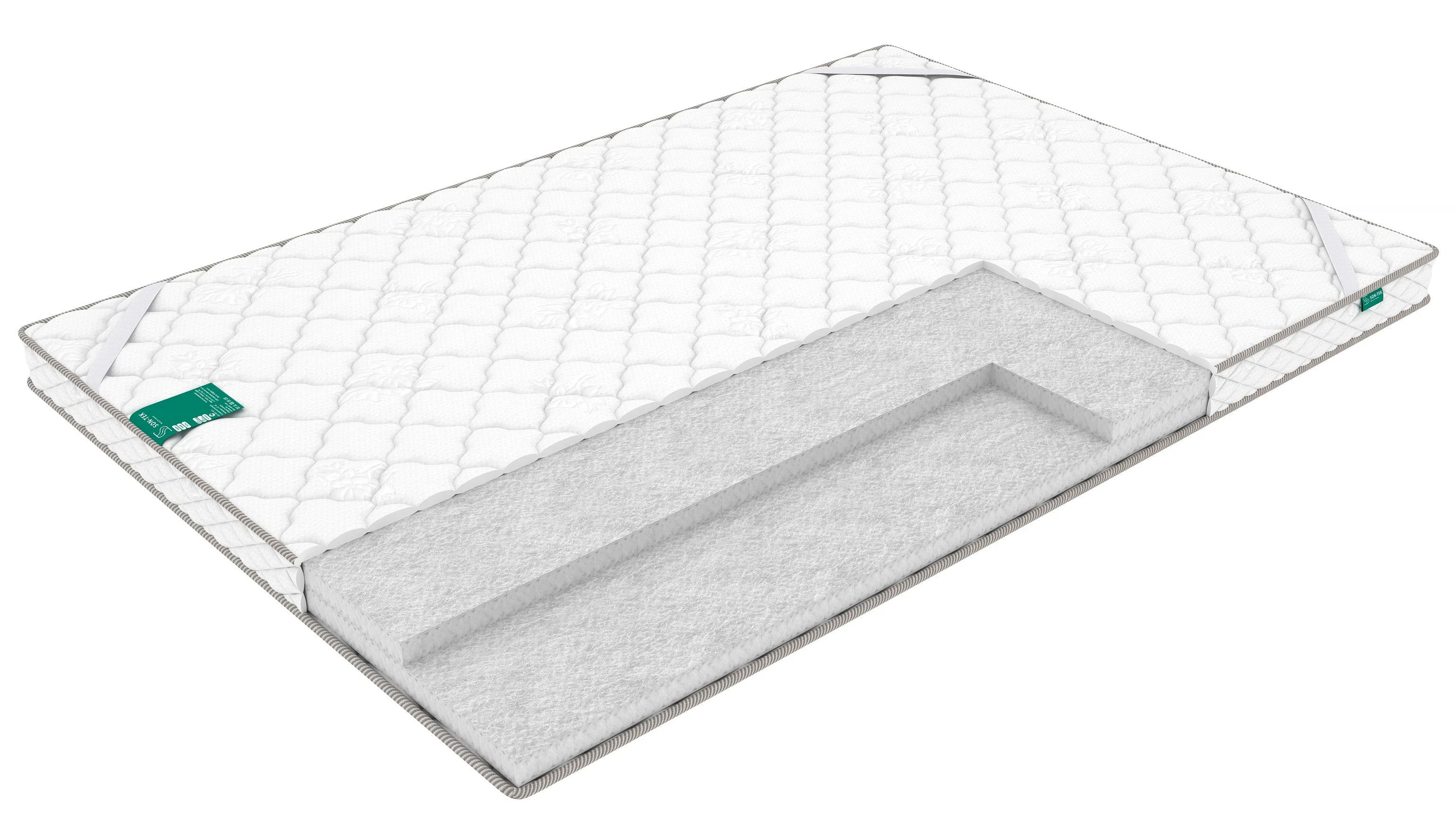 Изображение товара Наматрасник Sleeptek Strutto 160x200 см, гипоаллергенный, ортопедический