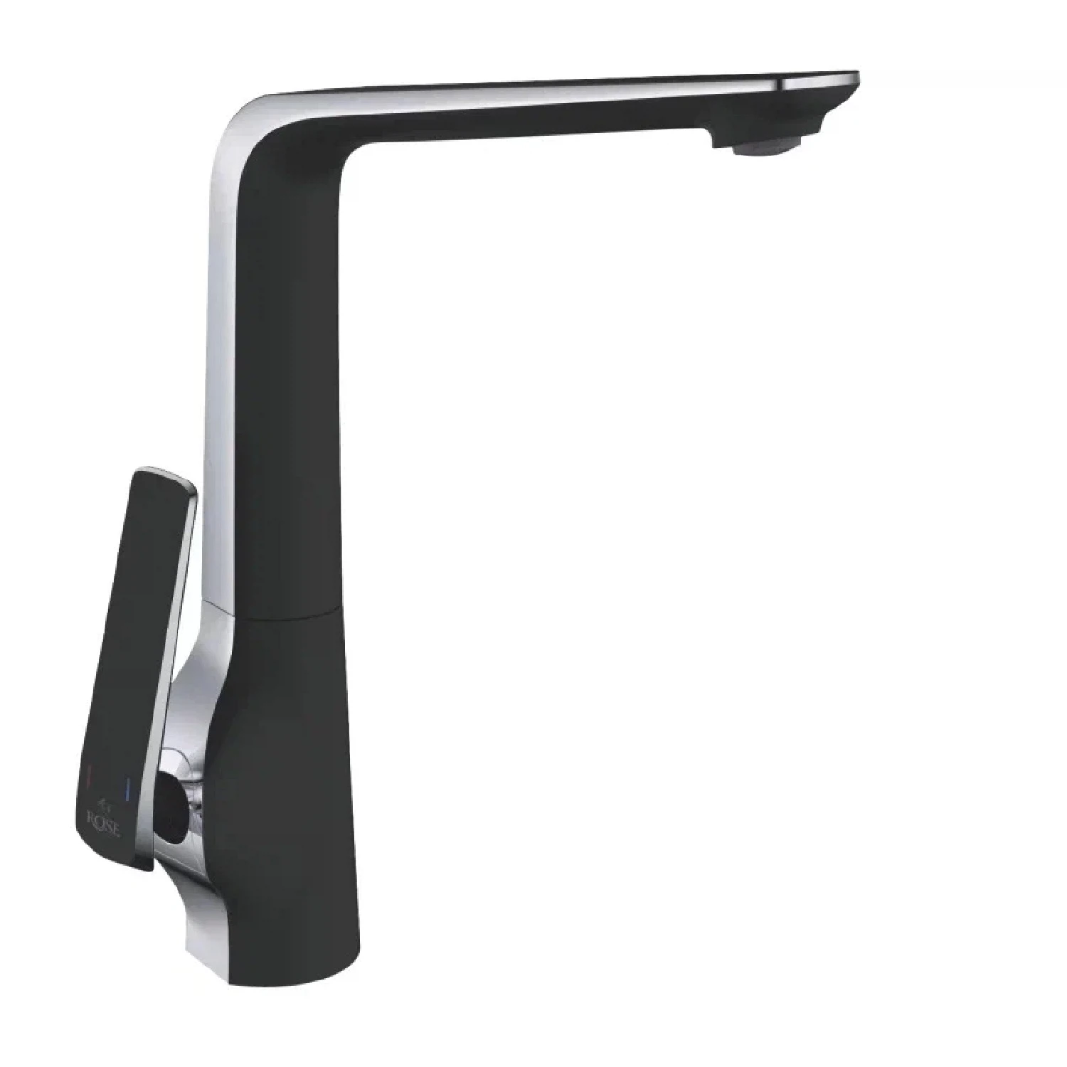 Изображение товара Смеситель для кухни Rose R1313H, черный/хром