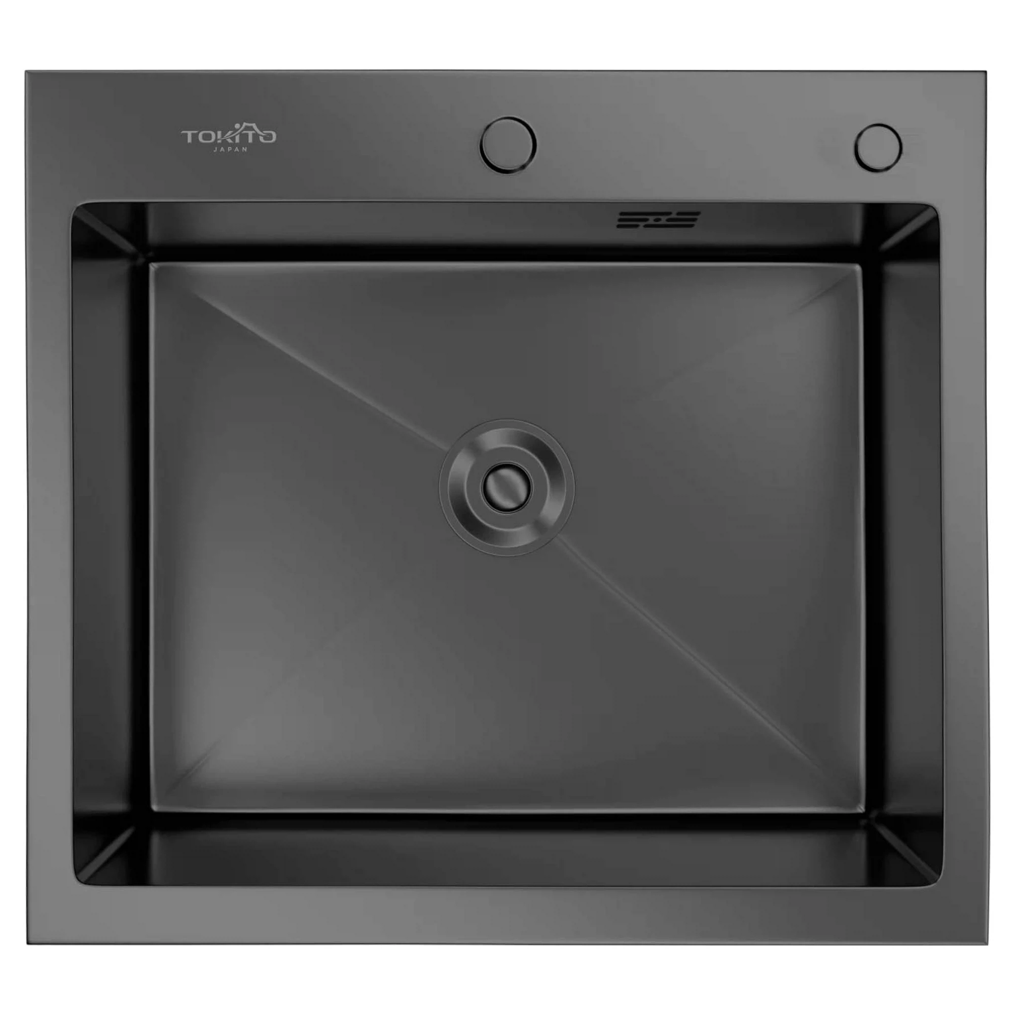 Изображение товара Врезная кухонная мойка из нержавеющей стали TOKITO 60x50 см графитовая