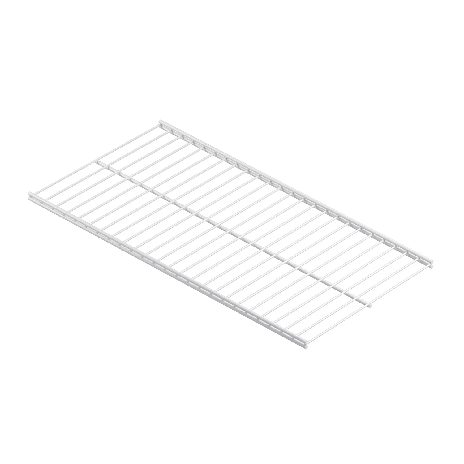 Изображение товара Проволочная полка Larvij 603x306 мм белая для хранения одежды обуви аксессуаров